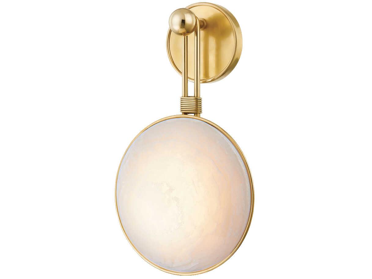 Corbett Lighting 1-Light Vintage Brass Wall Sconce