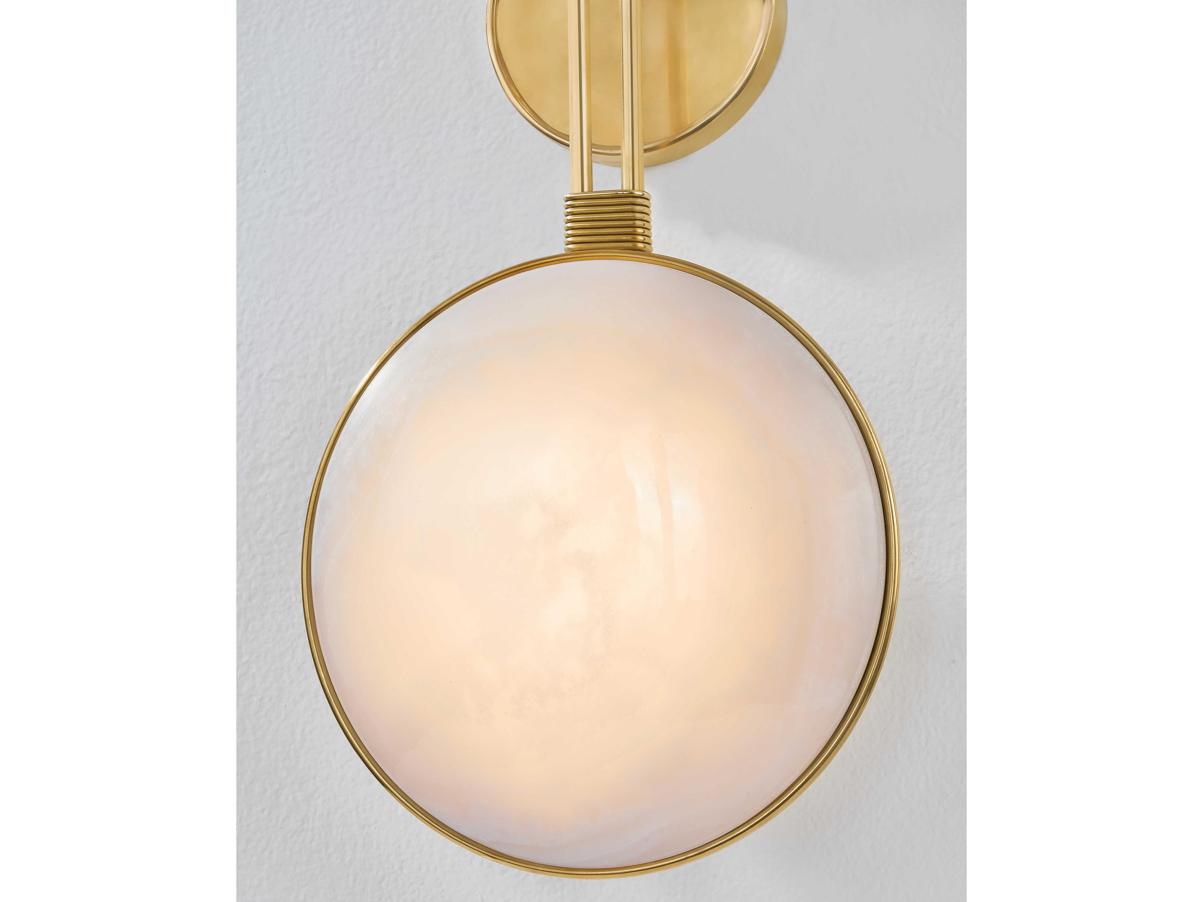 Corbett Lighting 1-Light Vintage Brass Wall Sconce