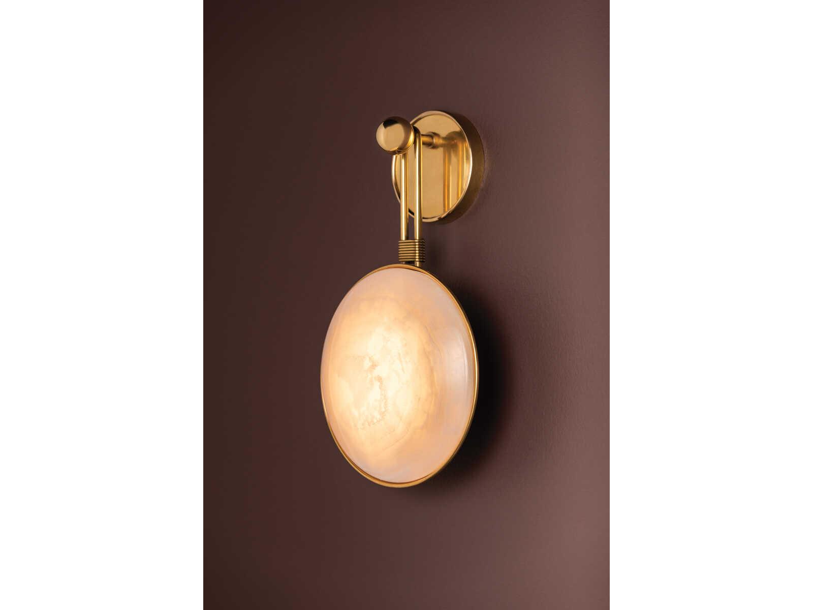 Corbett Lighting 1-Light Vintage Brass Wall Sconce