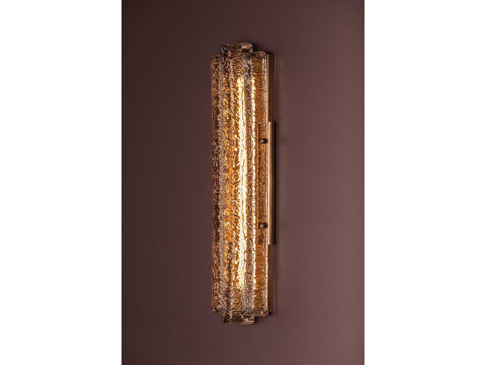 Corbett Lighting 1-Light Vintage Brass Wall Sconce