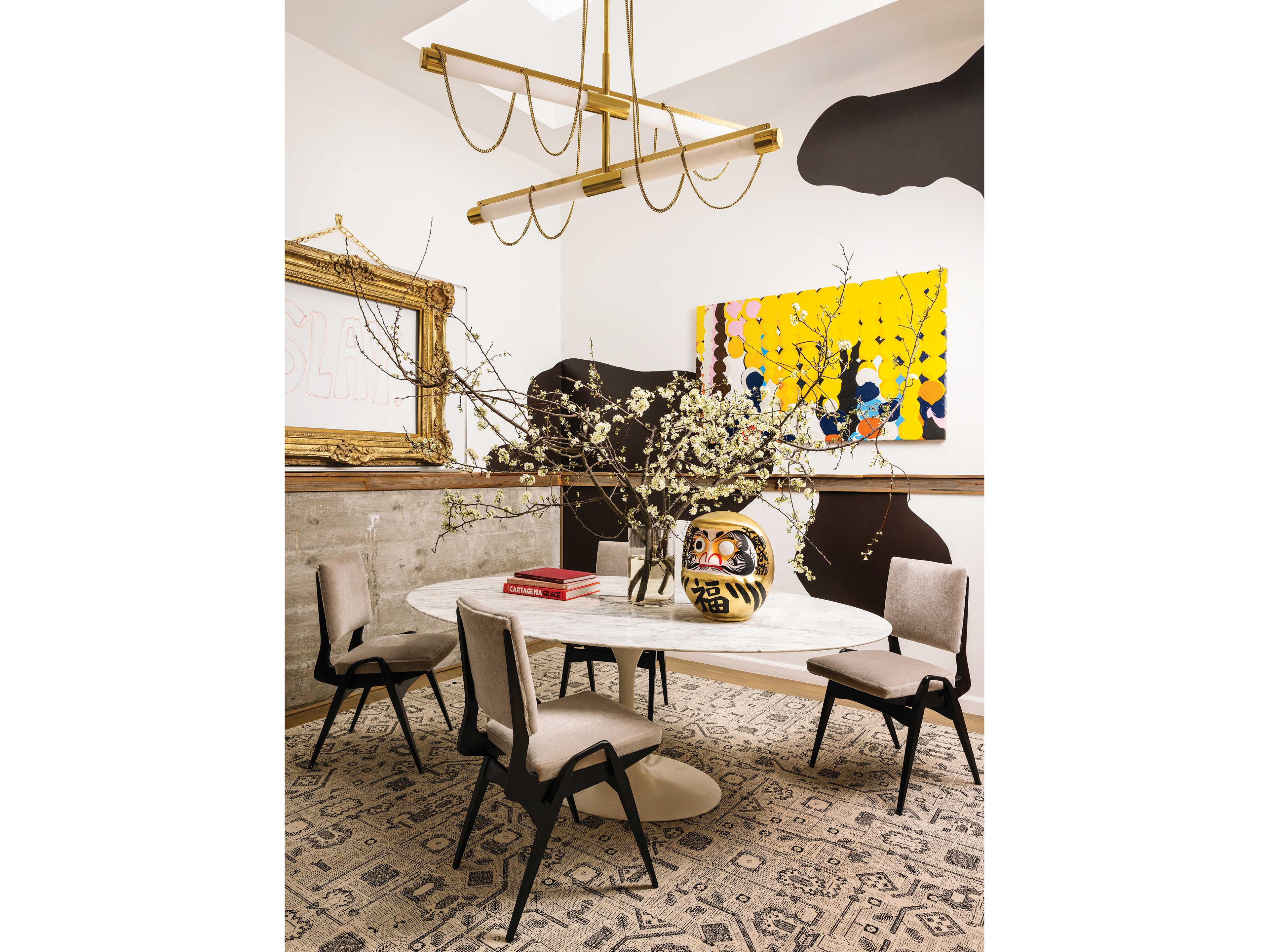 Corbett Lighting Lariat 4-Light Vintage Brass Linear Tiered Island Pendant