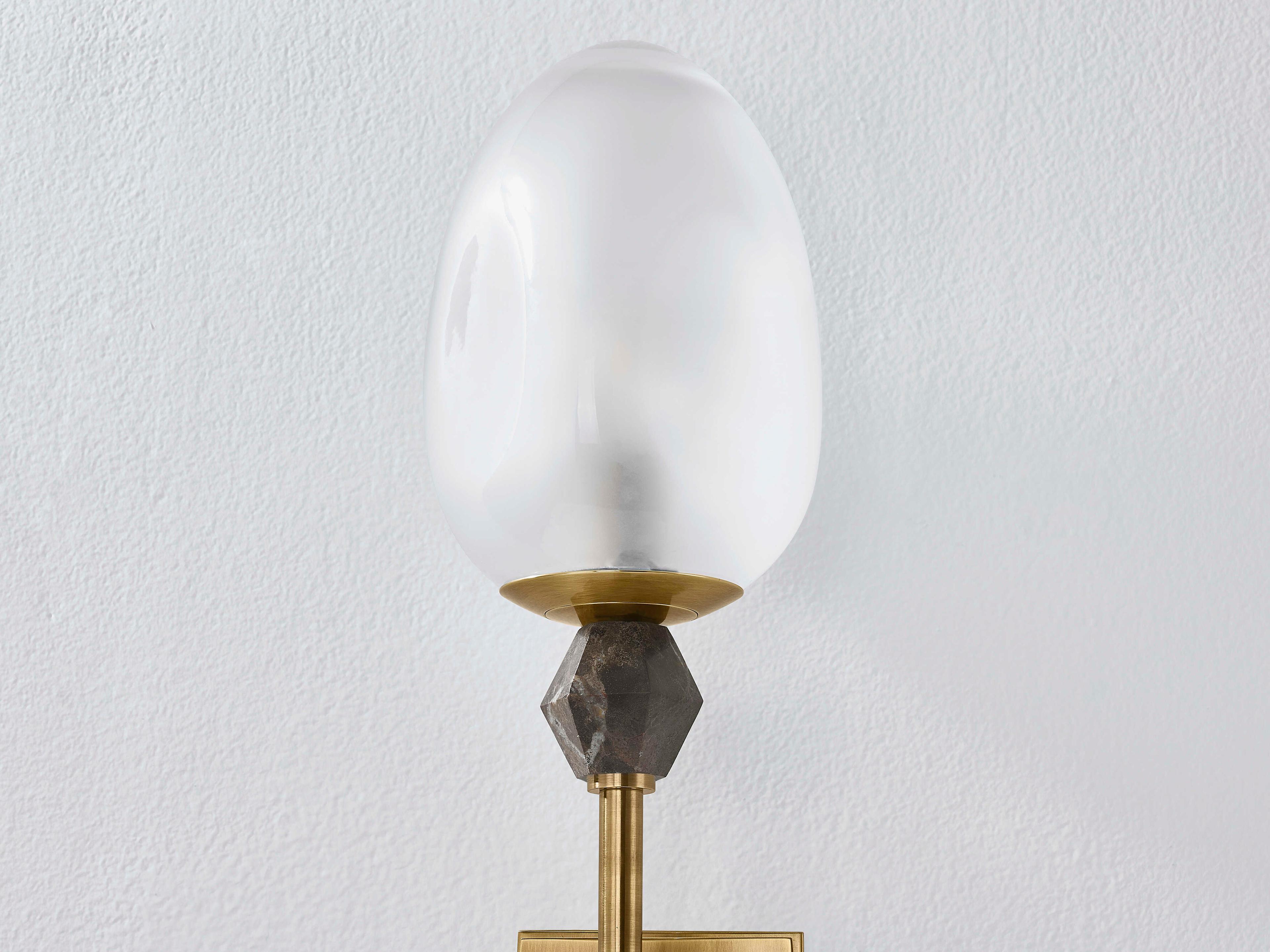Corbett Lighting Daith 1-Light Vintage Brass Wall Sconce