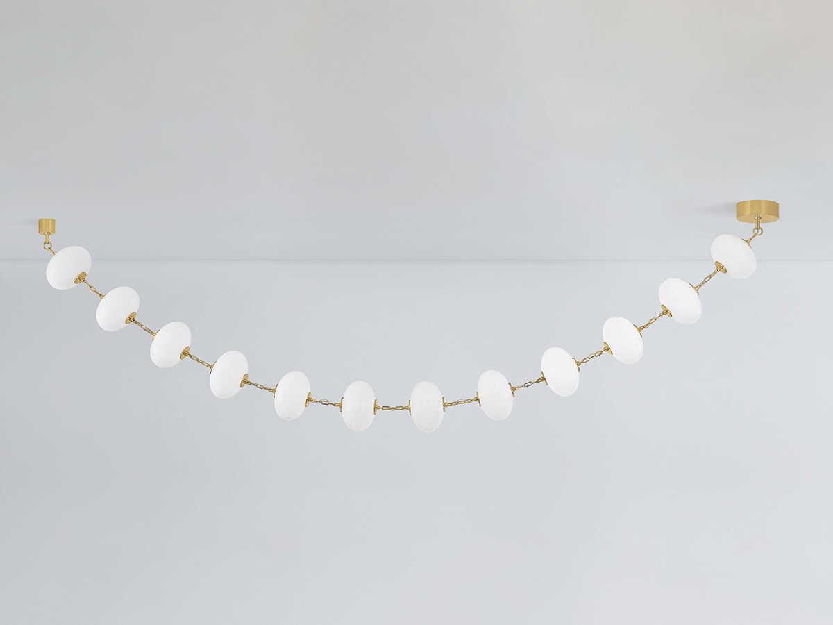 Corbett Lighting Nephele 12-Light Vintage Polished Brass Chandelier