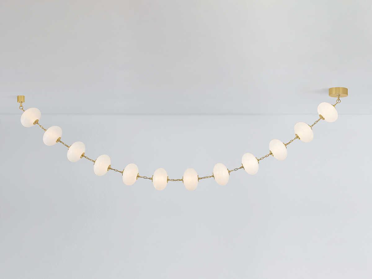 Corbett Lighting Nephele 12-Light Vintage Polished Brass Chandelier