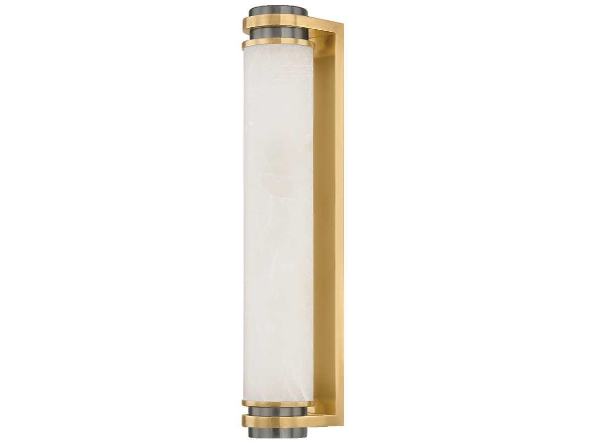 Corbett Lighting Sorrento 1-Light Vintage Brass Pewter Wall Sconce