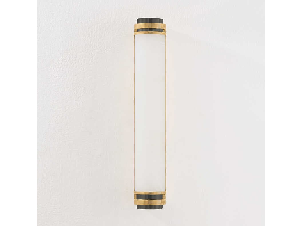 Corbett Lighting Sorrento 1-Light Vintage Brass Pewter Wall Sconce