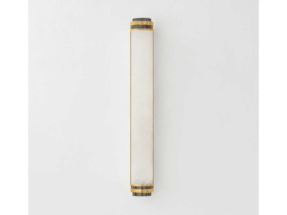 Corbett Lighting Sorrento 1-Light Vintage Brass Pewter Wall Sconce