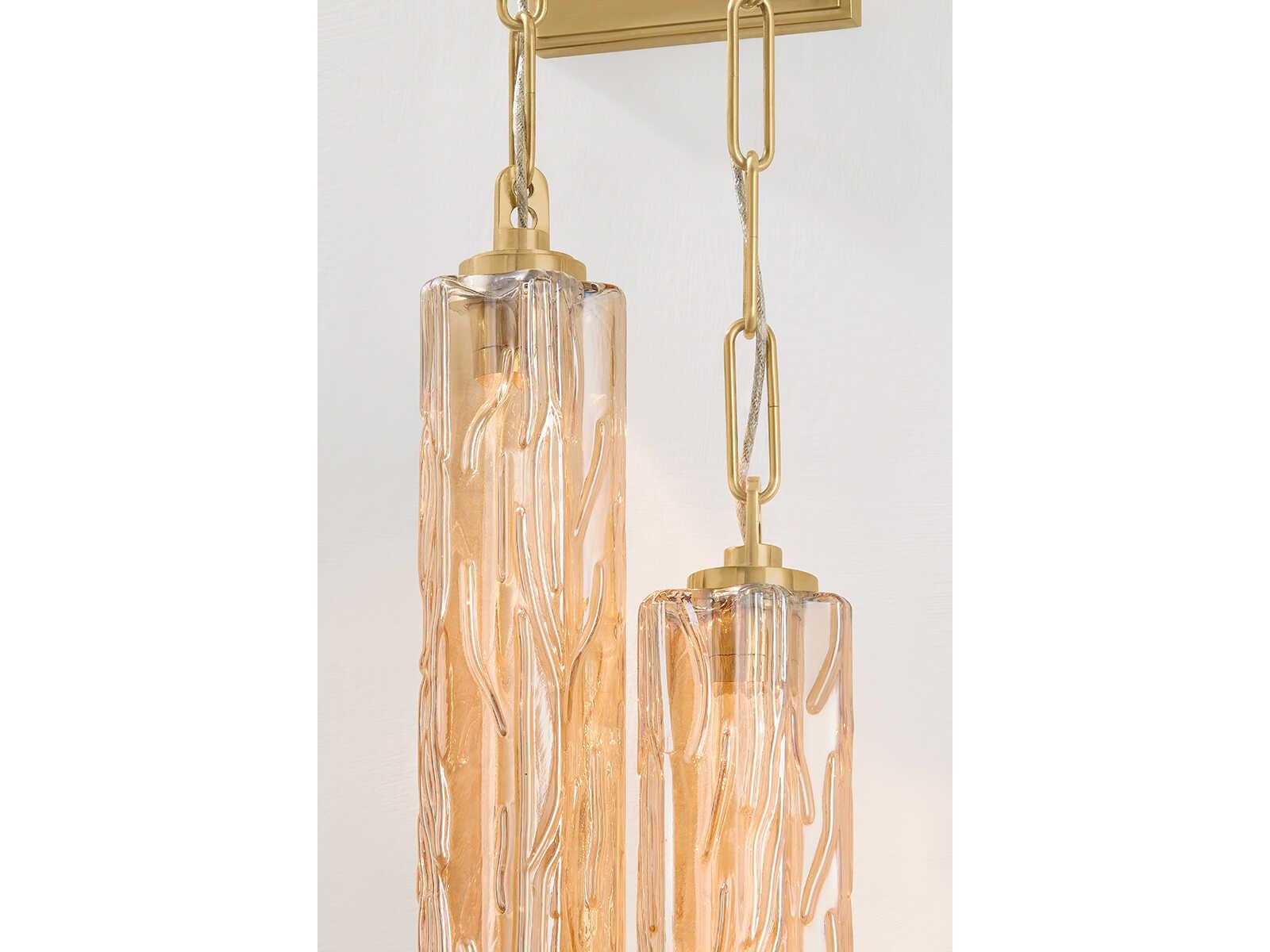 Corbett Lighting Malaga 2-Light Vintage Brass Wall Sconce