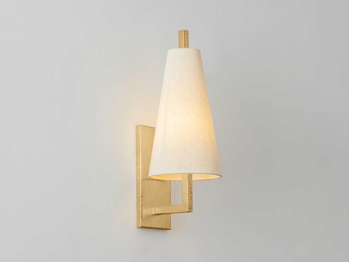 Corbett Lighting Tirana 1-Light Vintage Gold Leaf Wall Sconce