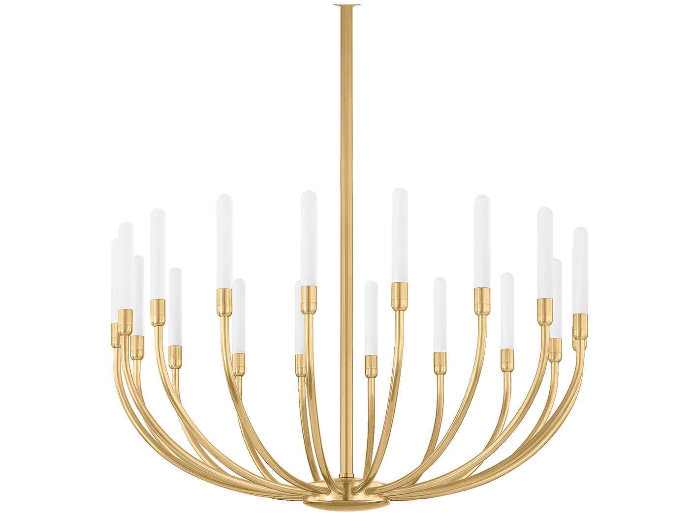 Corbett Lighting Amalthea 18-Light Vintage Brass Chandelier