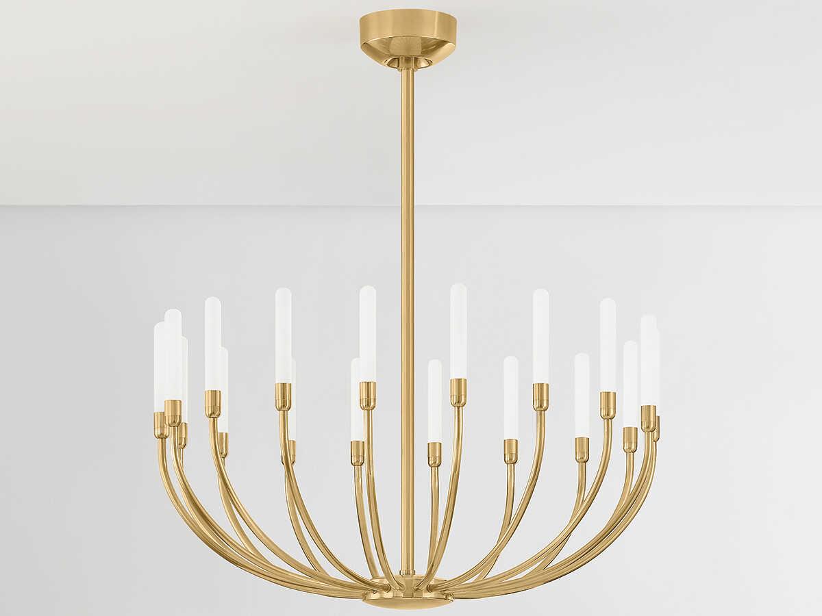 Corbett Lighting Amalthea 18-Light Vintage Brass Chandelier