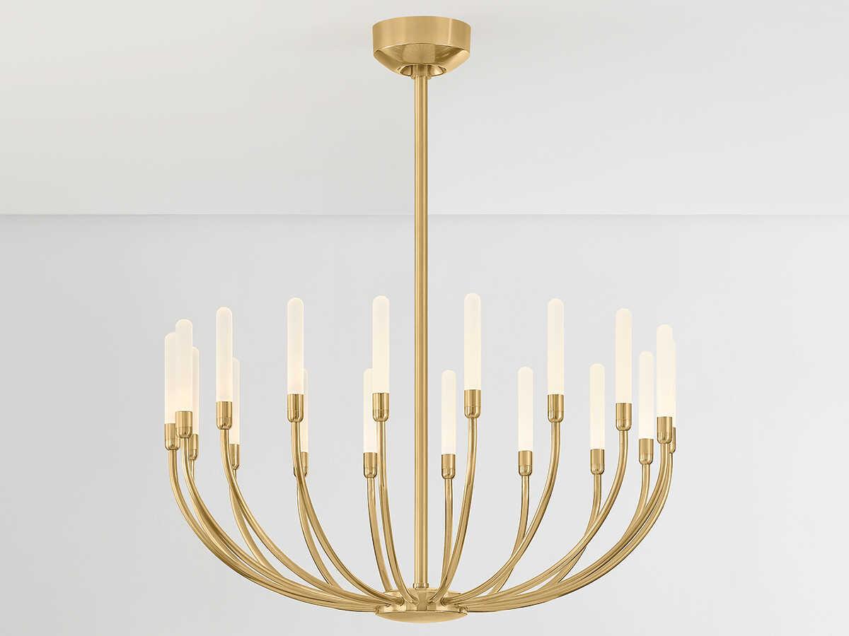 Corbett Lighting Amalthea 18-Light Vintage Brass Chandelier