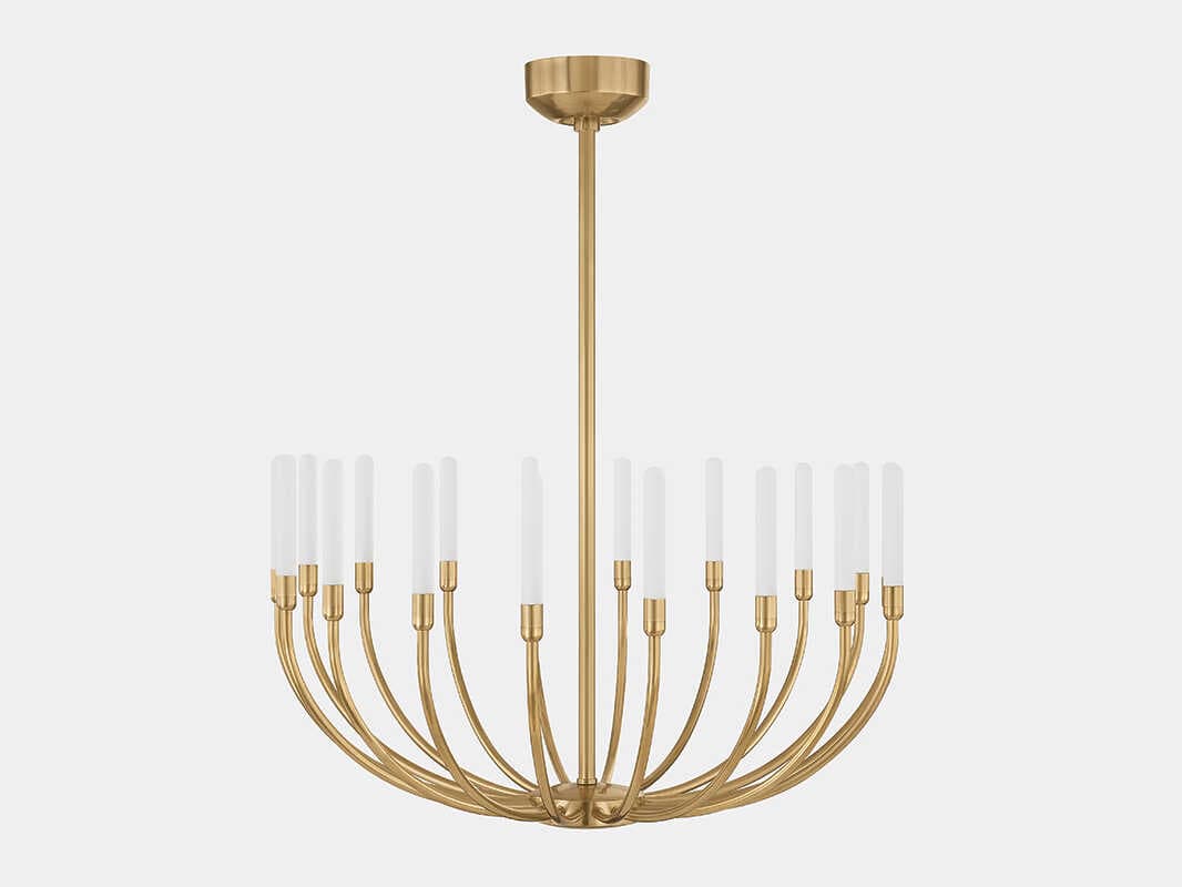 Corbett Lighting Amalthea 18-Light Vintage Brass Chandelier