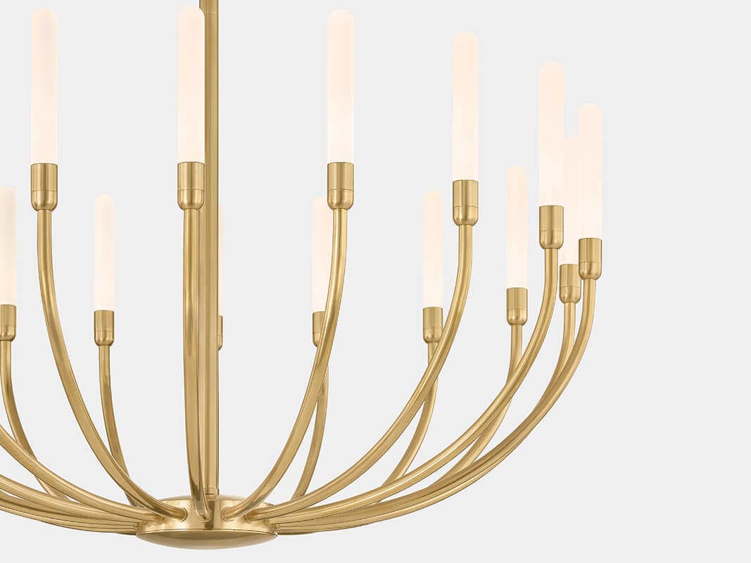 Corbett Lighting Amalthea 18-Light Vintage Brass Chandelier