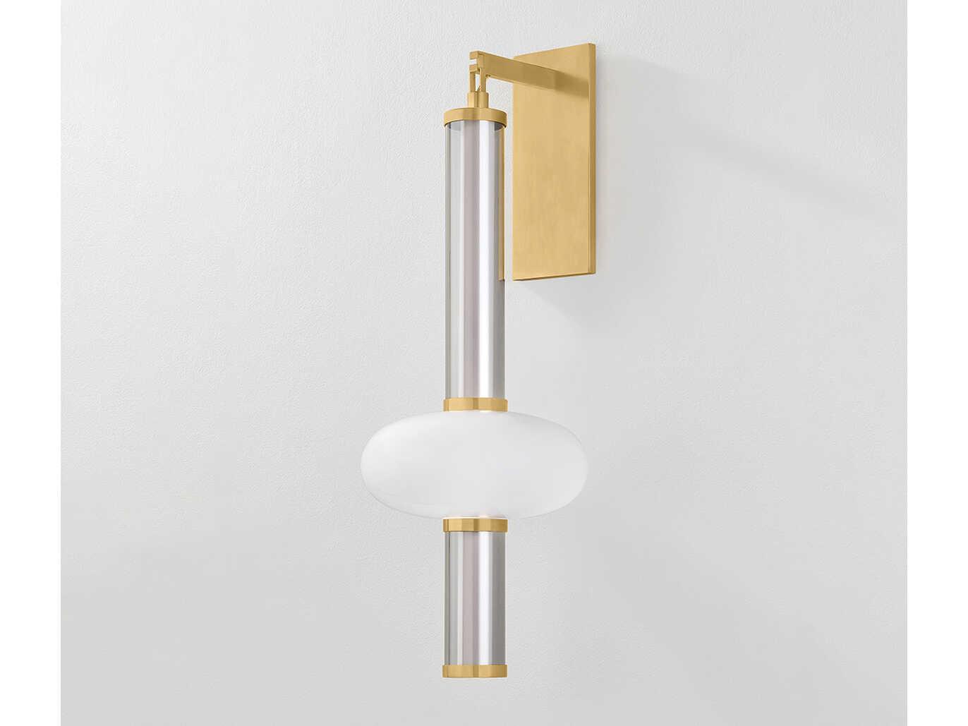 Corbett Lighting Corbin 1-Light Vintage Brass Wall Sconce
