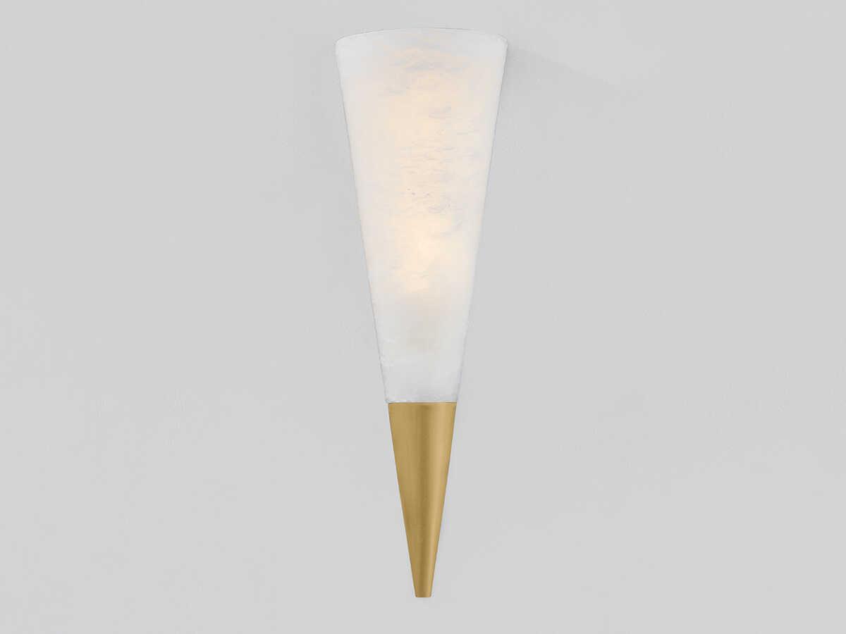 Corbett Lighting Fion 1-Light Vintage Brass Wall Sconce