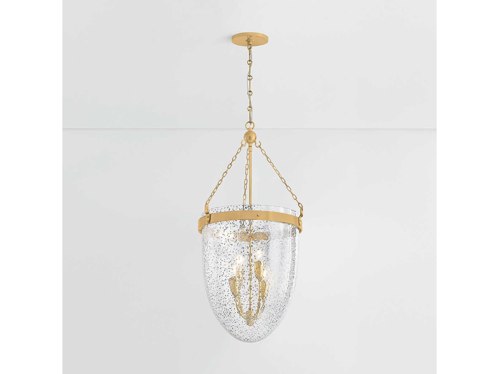 Corbett Lighting Angus 4-Light Vintage Brass Pendant
