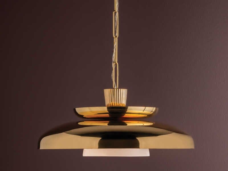 Corbett Lighting Ravenna 1-Light Vintage Brass Pendant