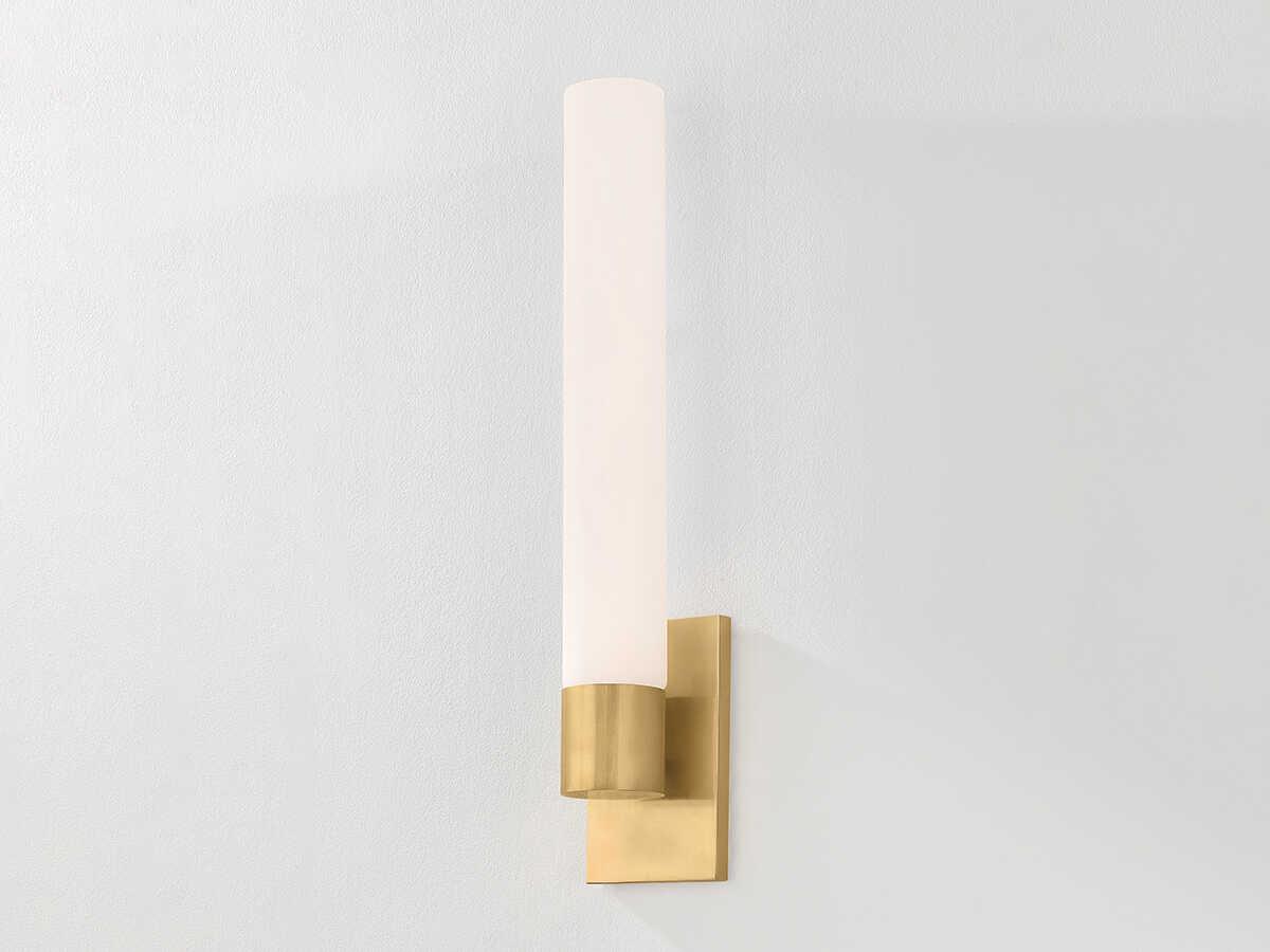 Corbett Lighting Balerma 1-Light Vintage Brass Wall Sconce