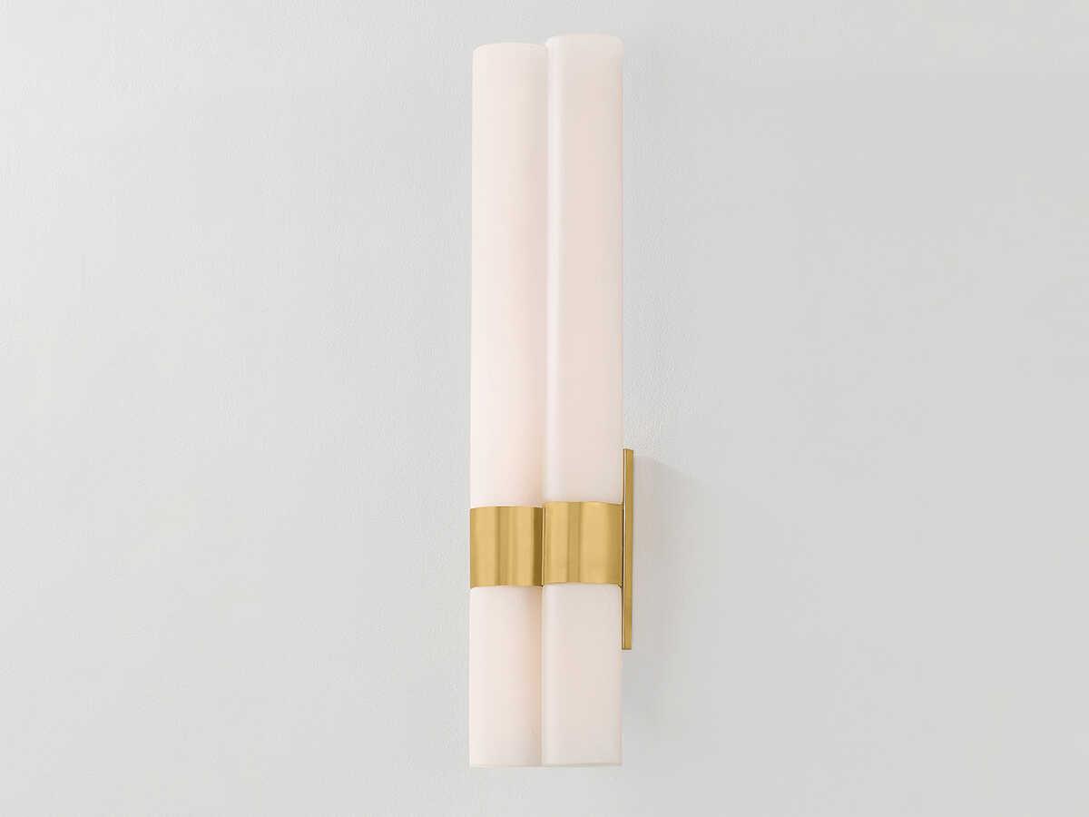 Corbett Lighting Balerma 4-Light Vintage Brass Wall Sconce