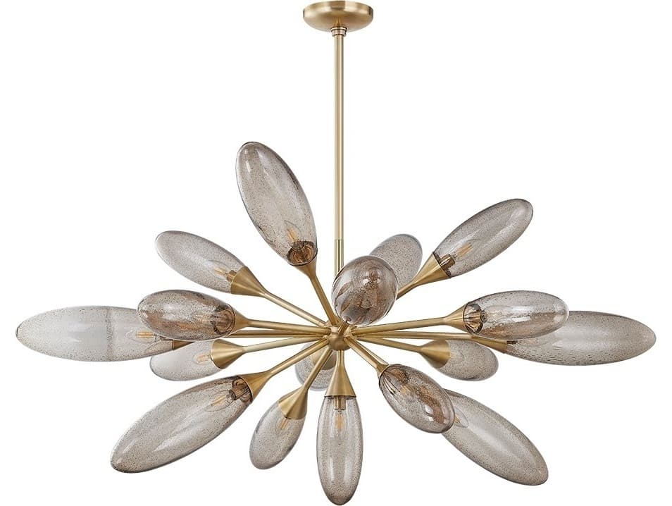 Corbett Lighting Cordoba 17-Light Vintage Brass Sputnik Chandelier