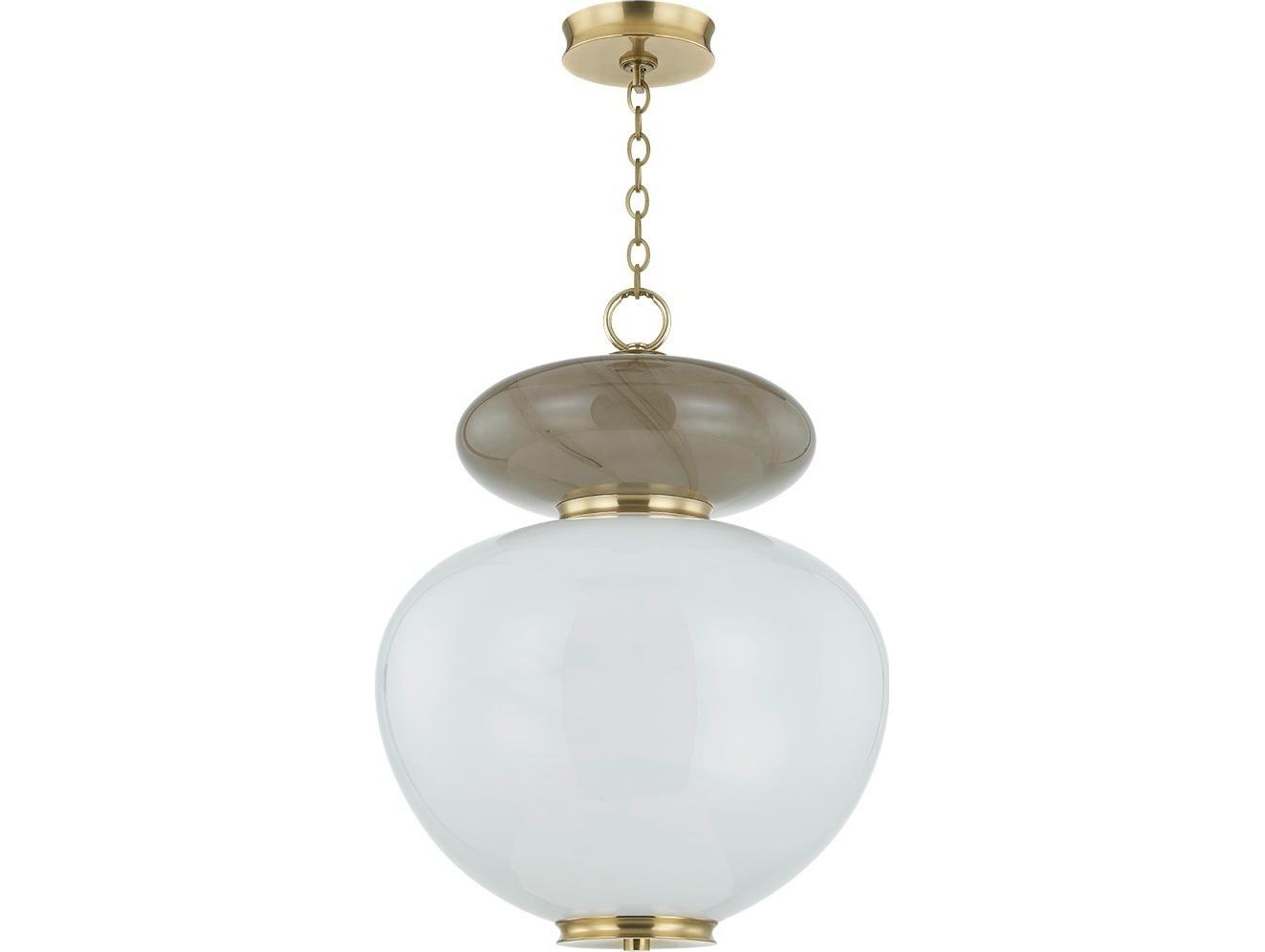 Corbett Lighting Syros 1-Light Vintage Brass Pendant