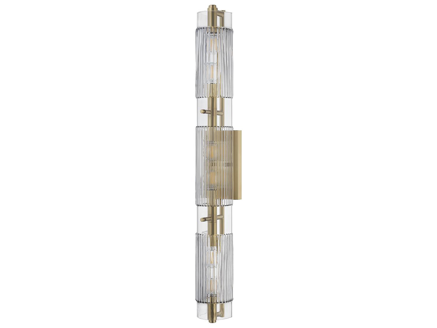 Corbett Lighting Duoro 6-Light Vintage Brass Vanity Light
