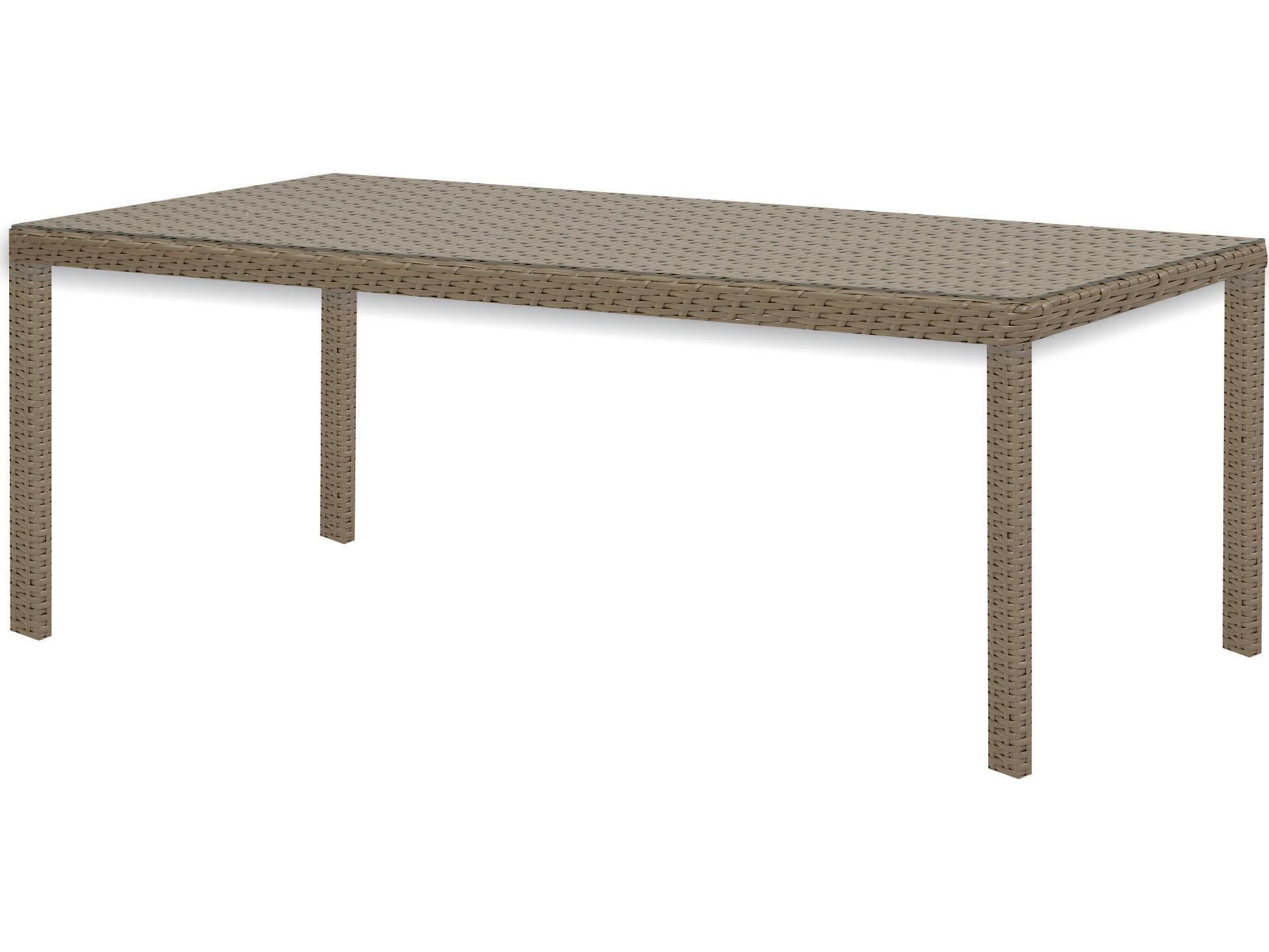Caluco Rectangular Outdoor Patio Dining Table