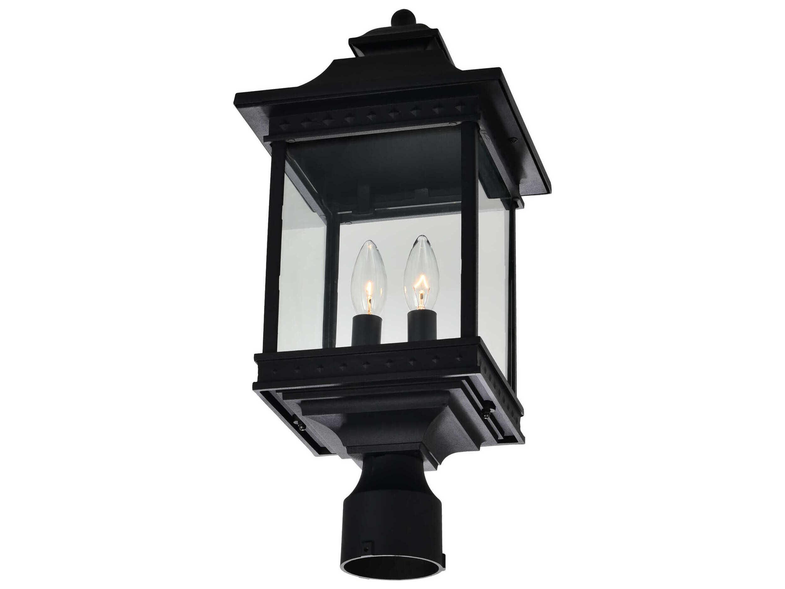 CWI Lighting Cleveland 2-Light Outdoor Post Light