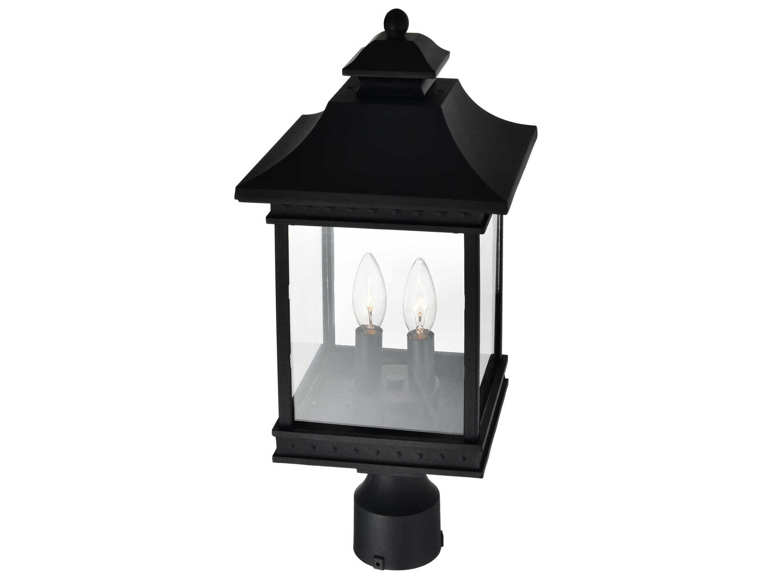 CWI Lighting Cleveland 2-Light Outdoor Post Light