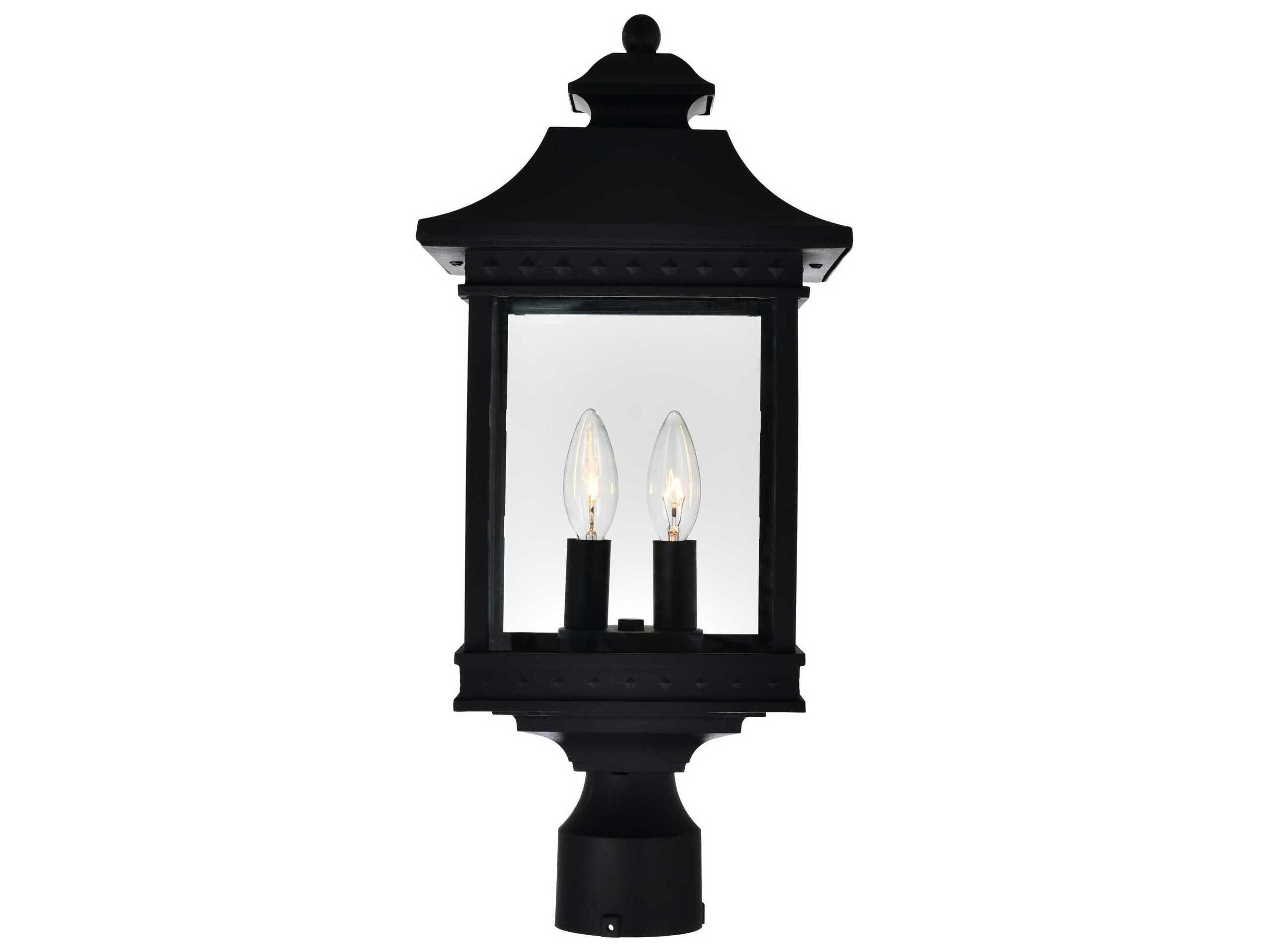 CWI Lighting Cleveland 2-Light Outdoor Post Light