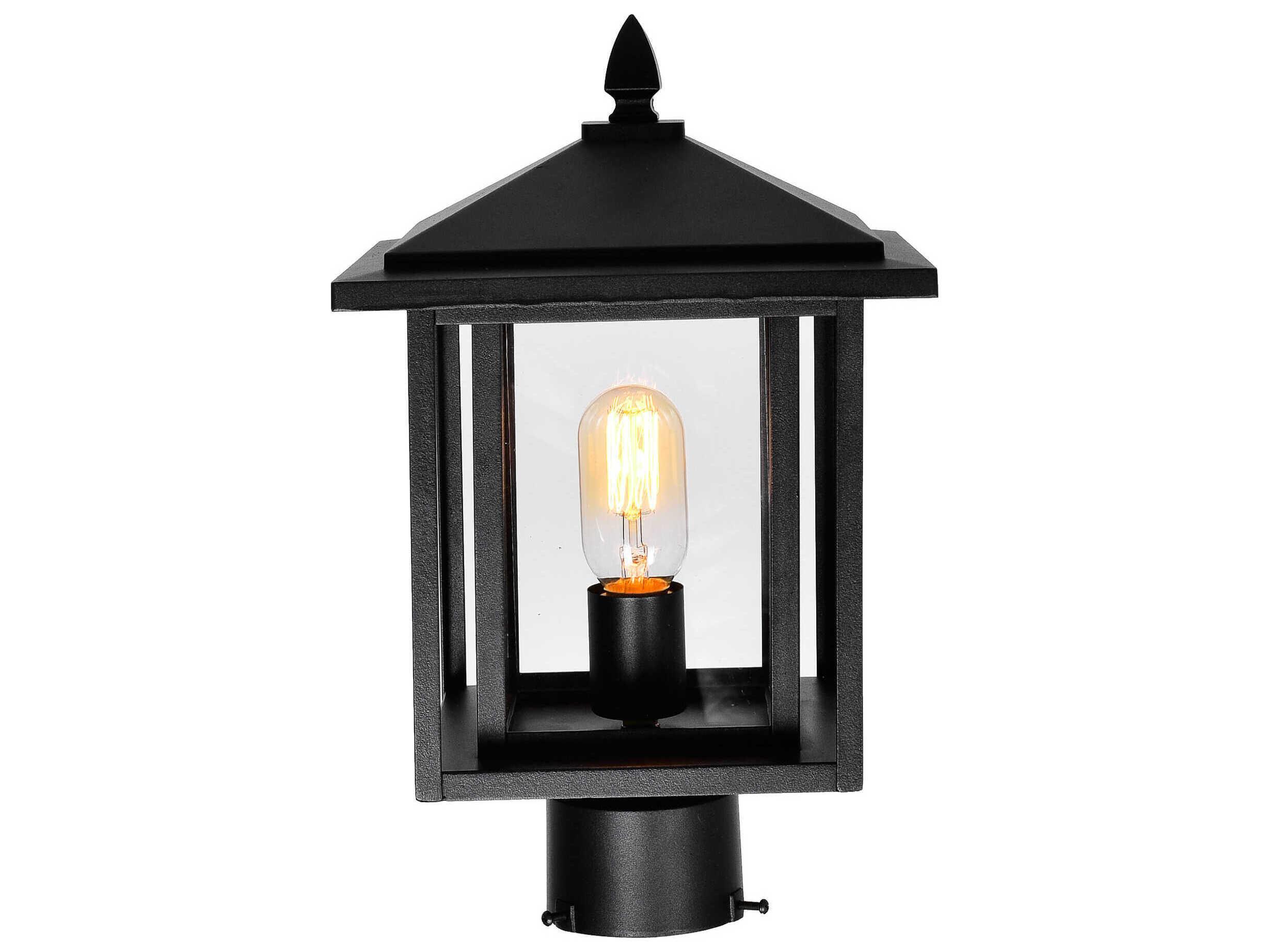 CWI Lighting Crawford 1-Light Outdoor Post Light