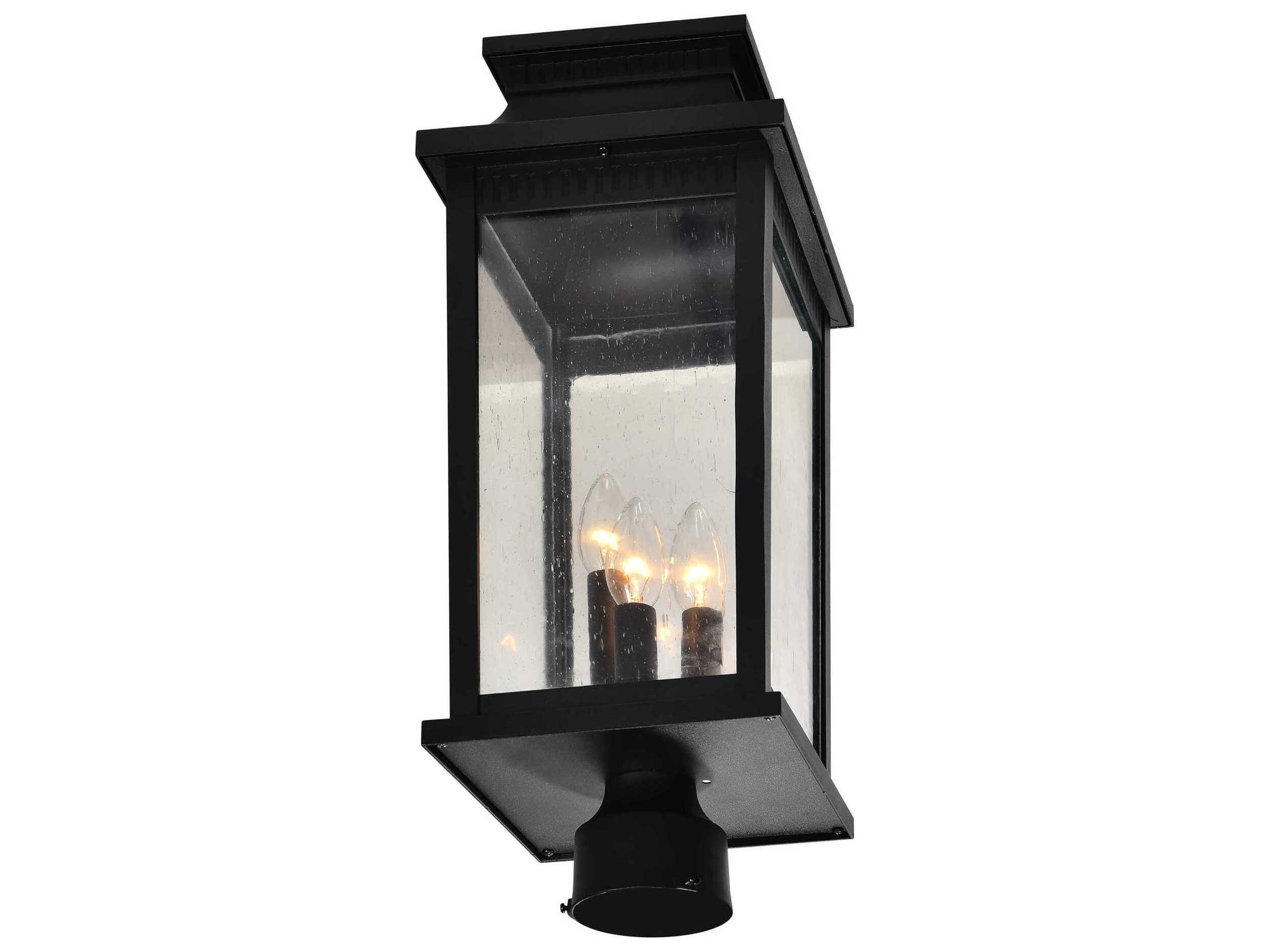 CWI Lighting Milford 3-Light Outdoor Post Light