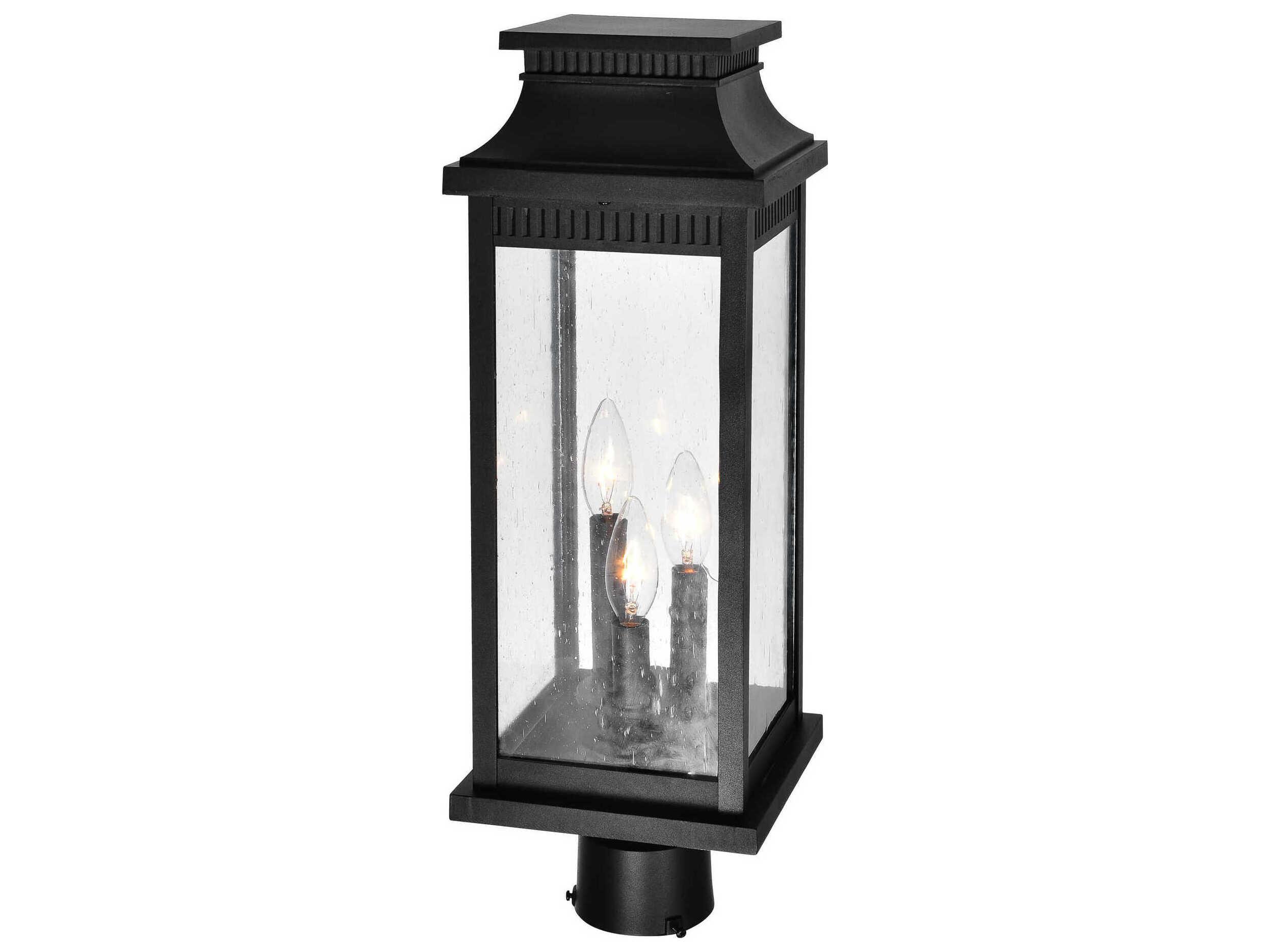 CWI Lighting Milford 3-Light Outdoor Post Light