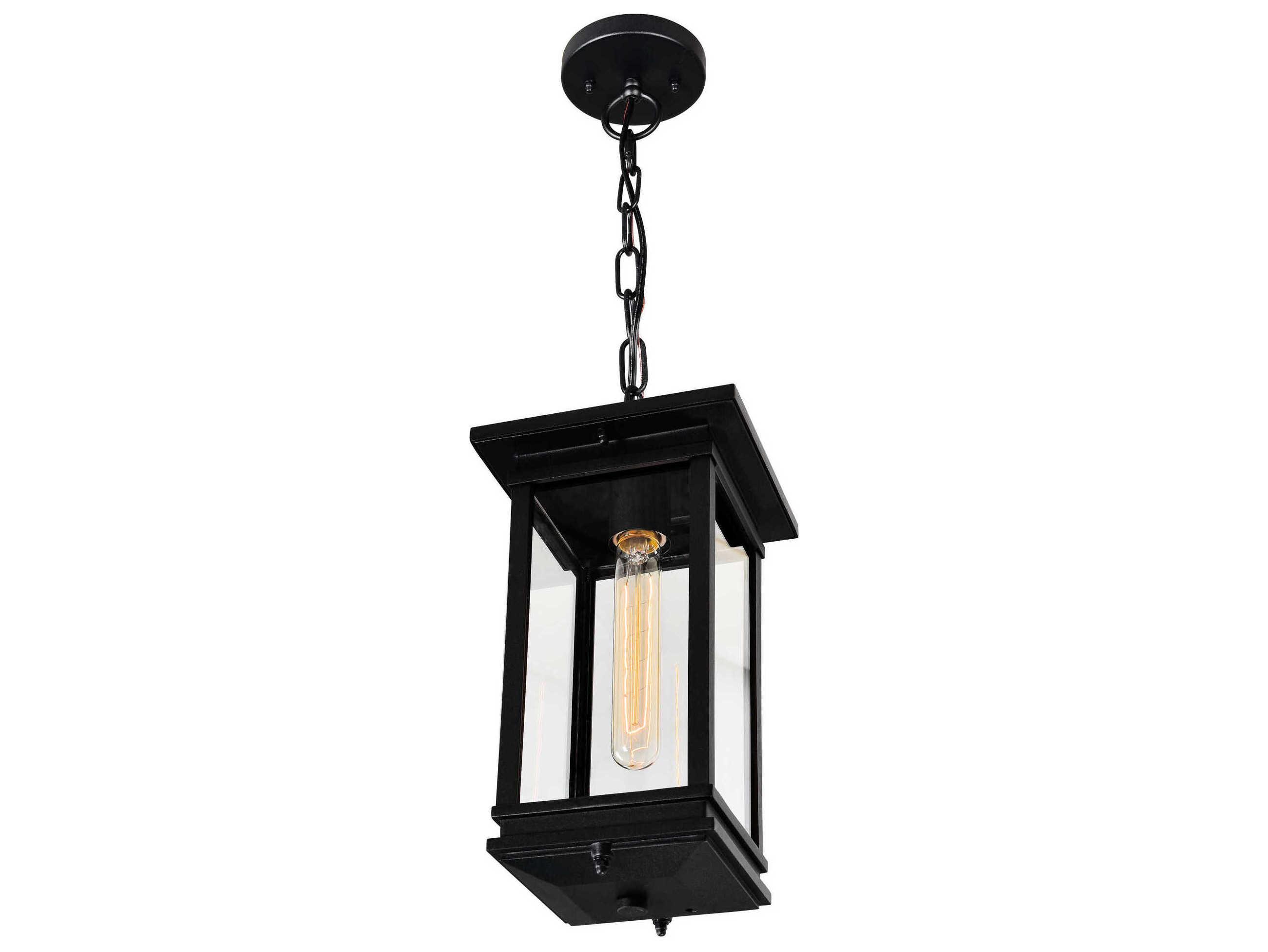CWI Lighting Oakwood 1-Light Outdoor Hanging Light