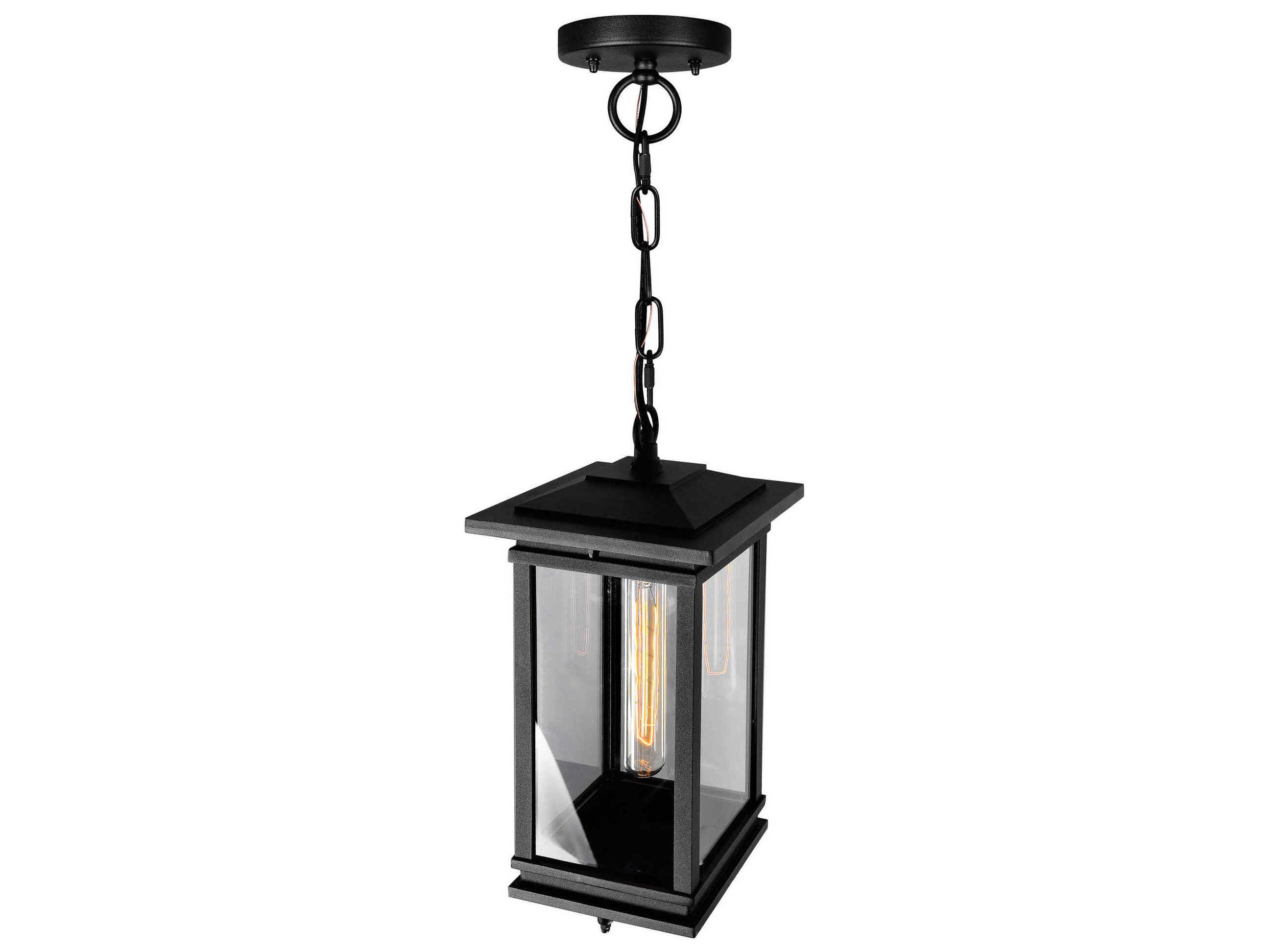 CWI Lighting Oakwood 1-Light Outdoor Hanging Light