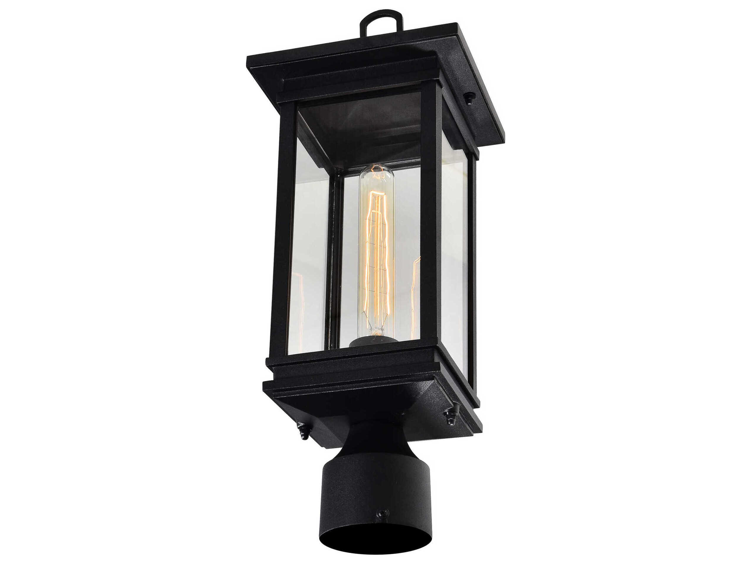 CWI Lighting Oakwood 1-Light Outdoor Post Light