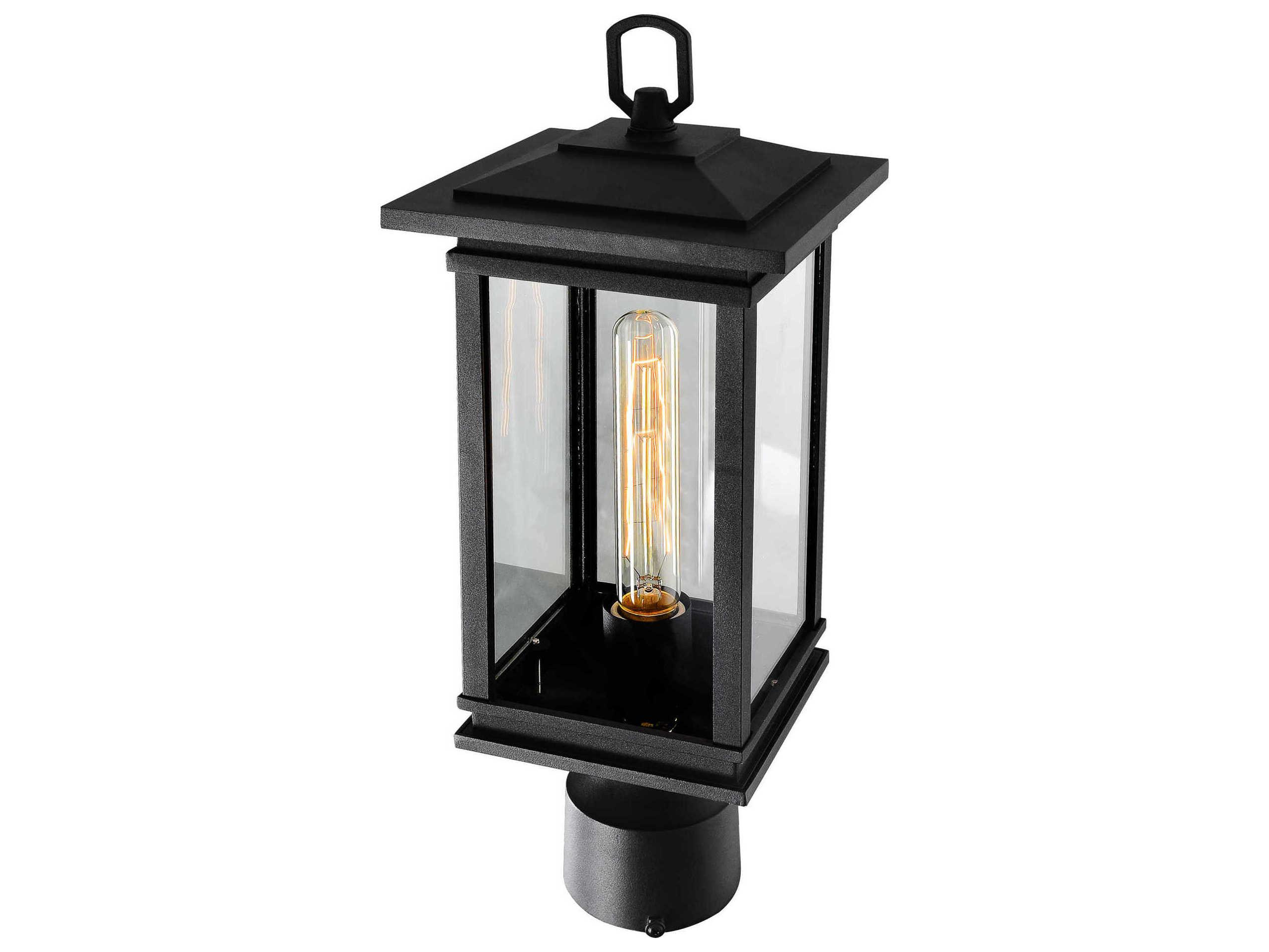CWI Lighting Oakwood 1-Light Outdoor Post Light