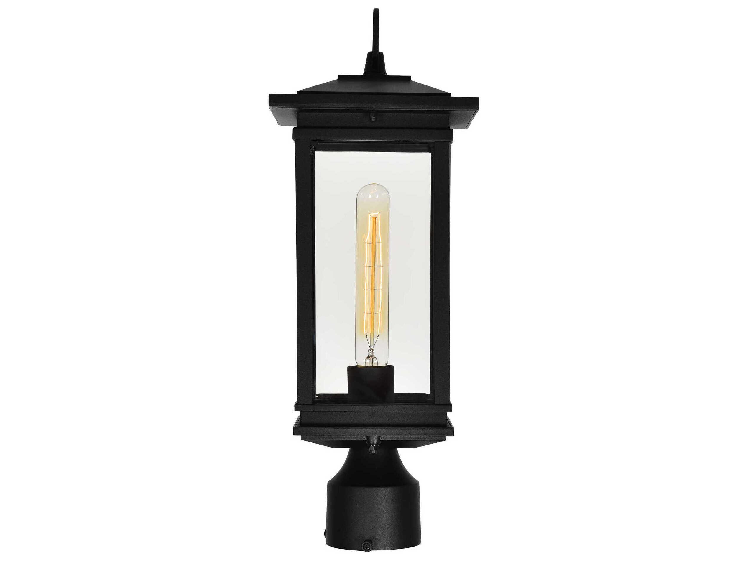CWI Lighting Oakwood 1-Light Outdoor Post Light