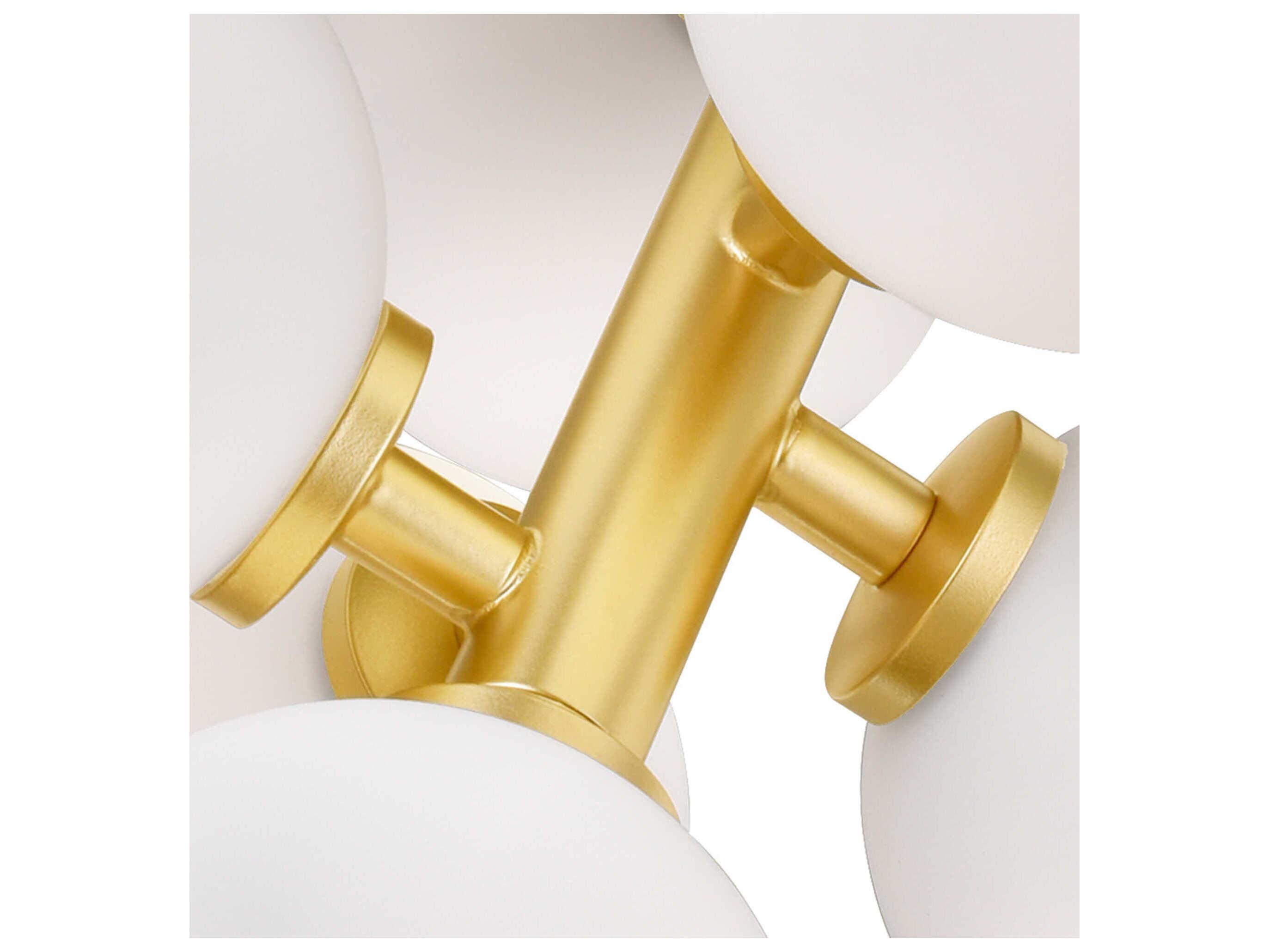 CWI Lighting Arya 8-Light Satin Gold Globe Mini Pendant