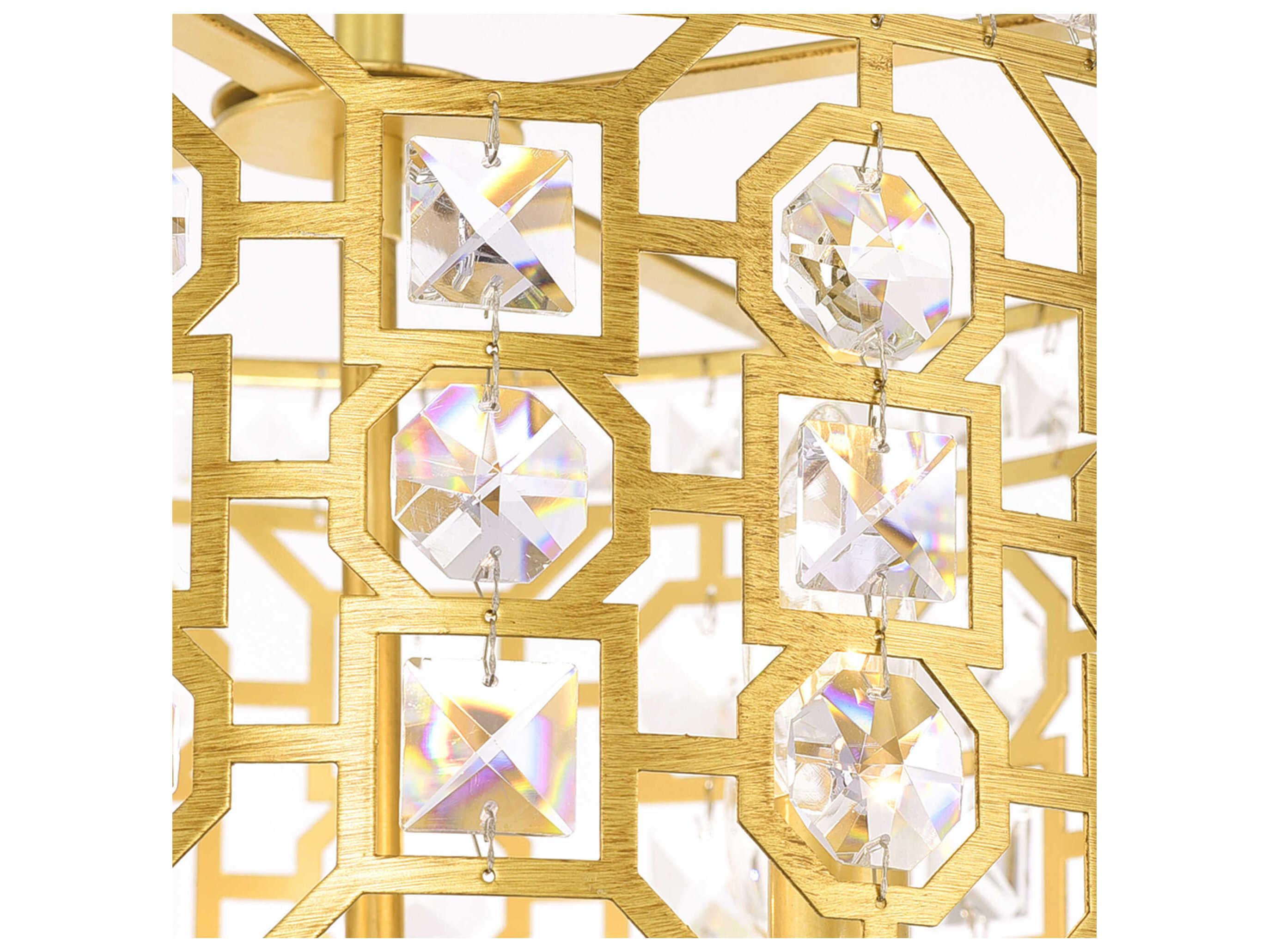 CWI Lighting Belinda 4-Light Champagne Gold Chandelier