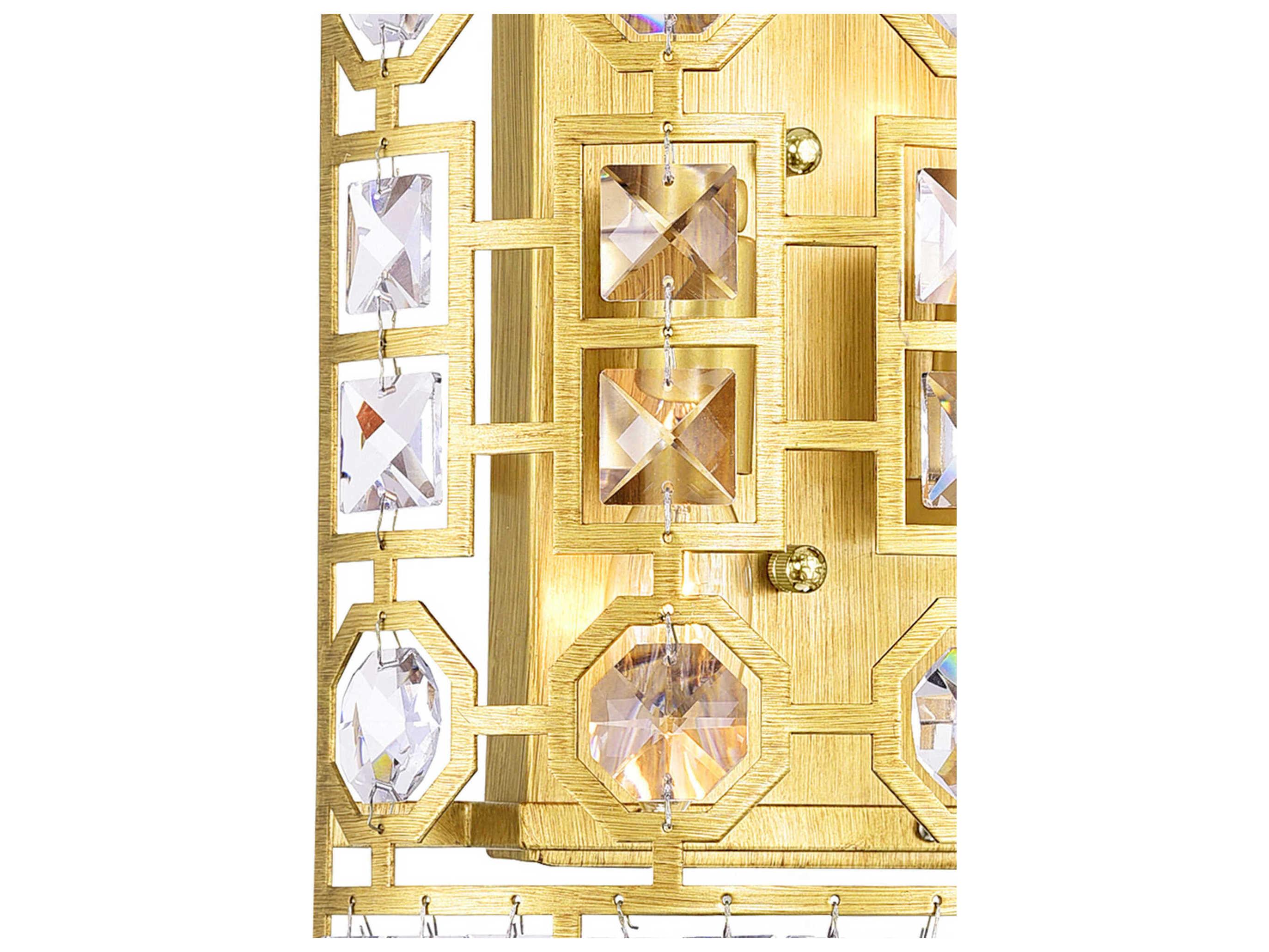 CWI Lighting Belinda 2-Light Champagne Gold Vanity Light