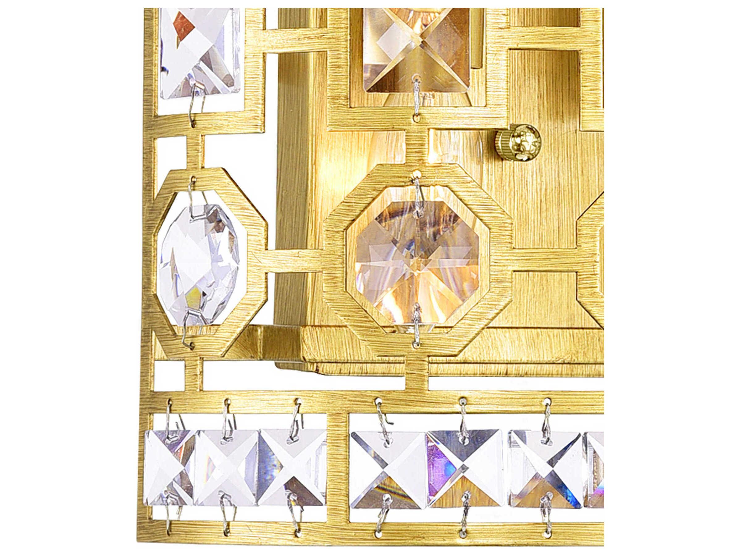 CWI Lighting Belinda 2-Light Champagne Gold Vanity Light