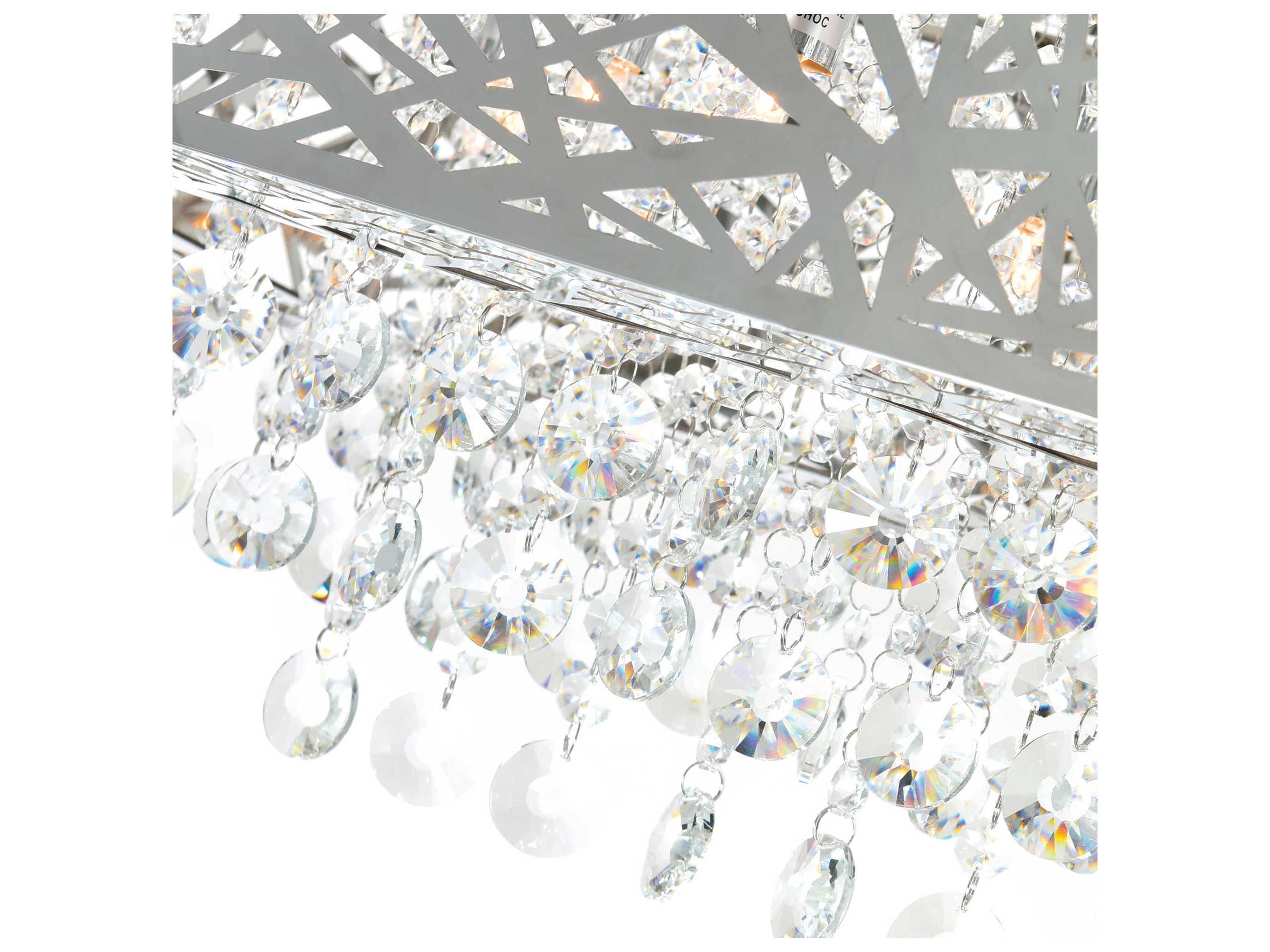 CWI Lighting Eternity 9-Light Chrome Chandelier
