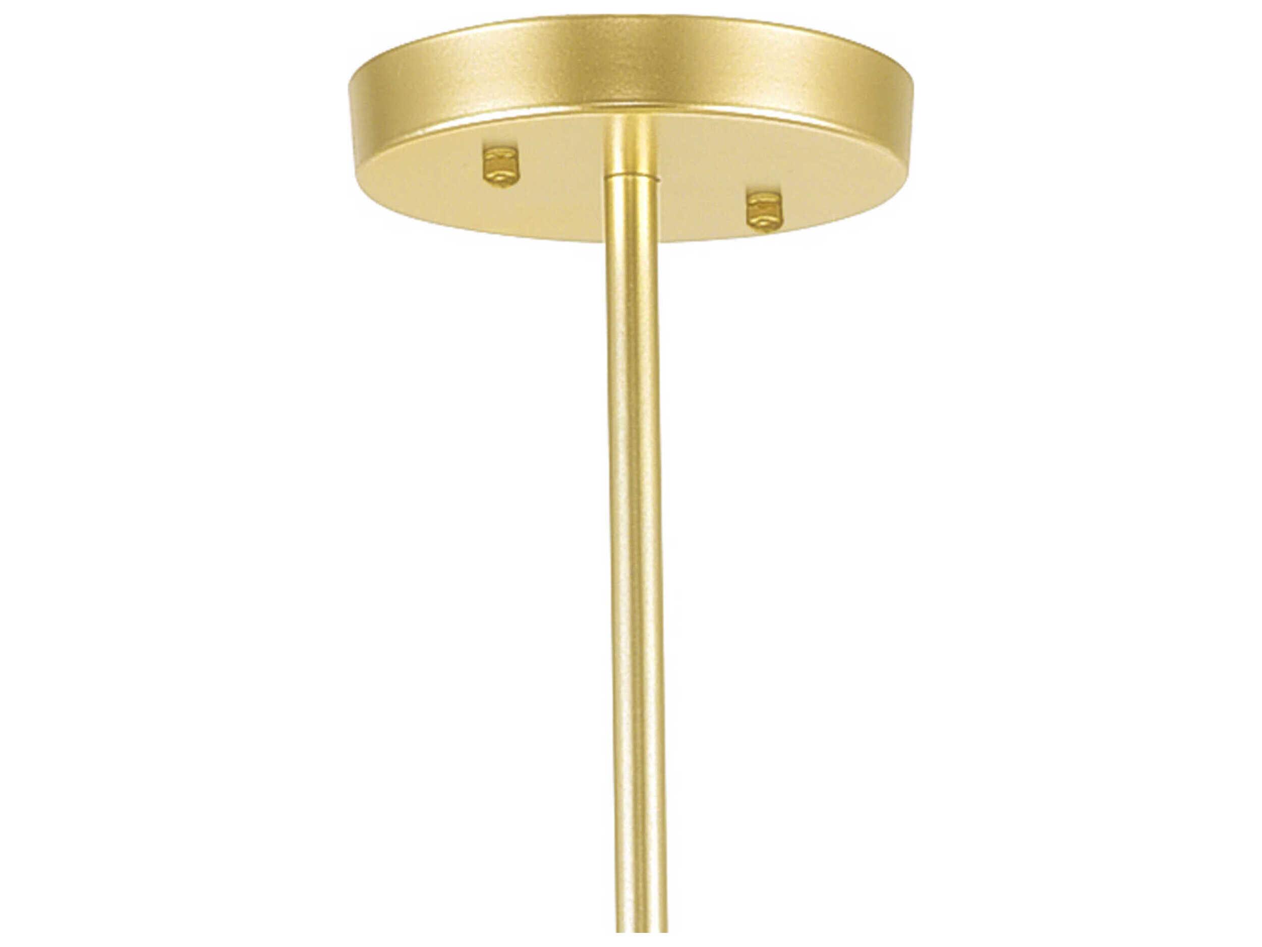 CWI Lighting Savannah 14-Light Gold Leaf Sputnik Pendant