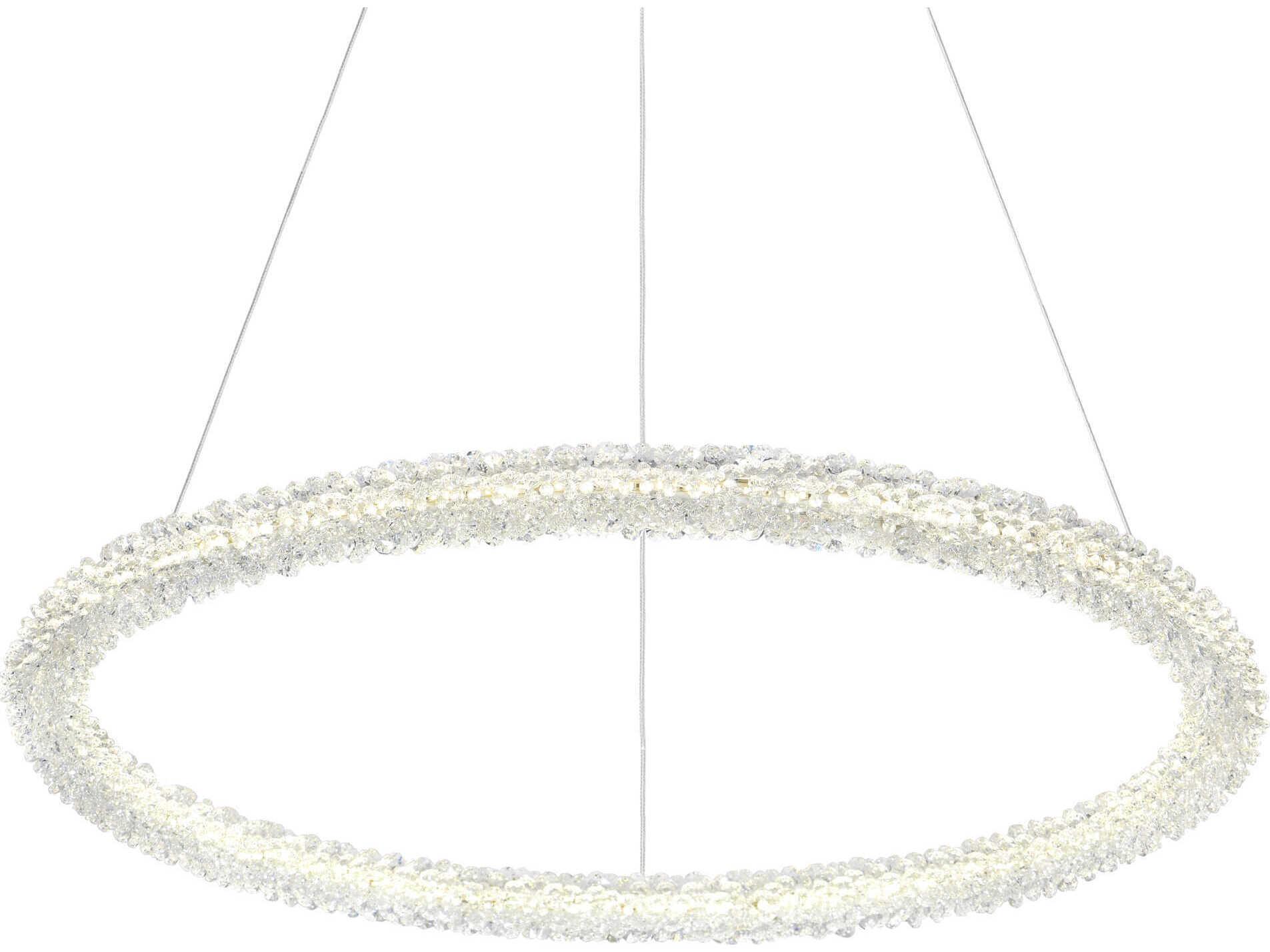 CWI Lighting Arielle Chrome Round Pendant