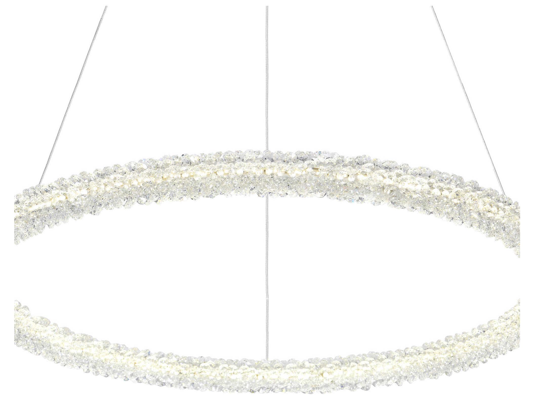 CWI Lighting Arielle Chrome Round Pendant