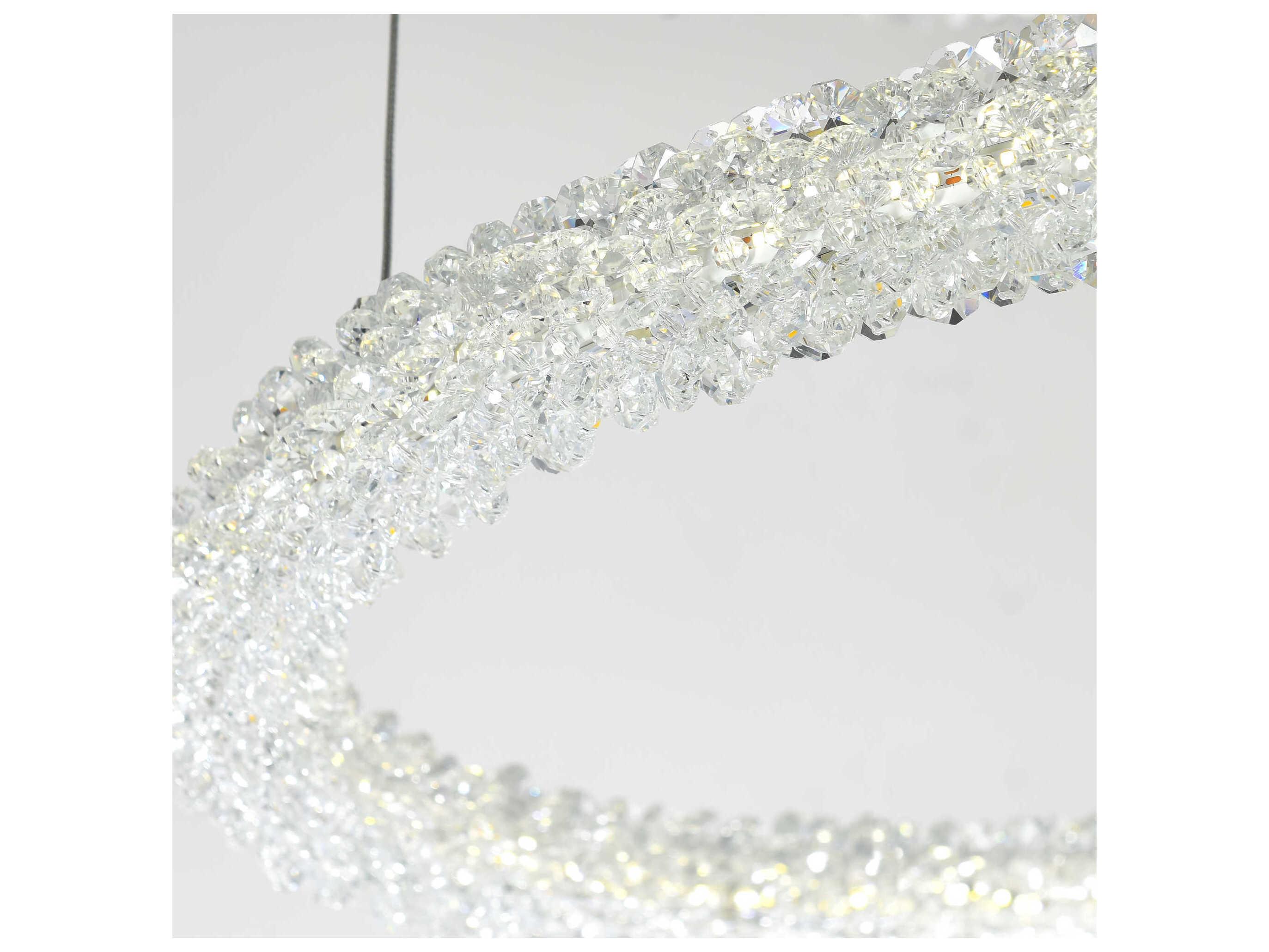 CWI Lighting Arielle Chrome Round Pendant