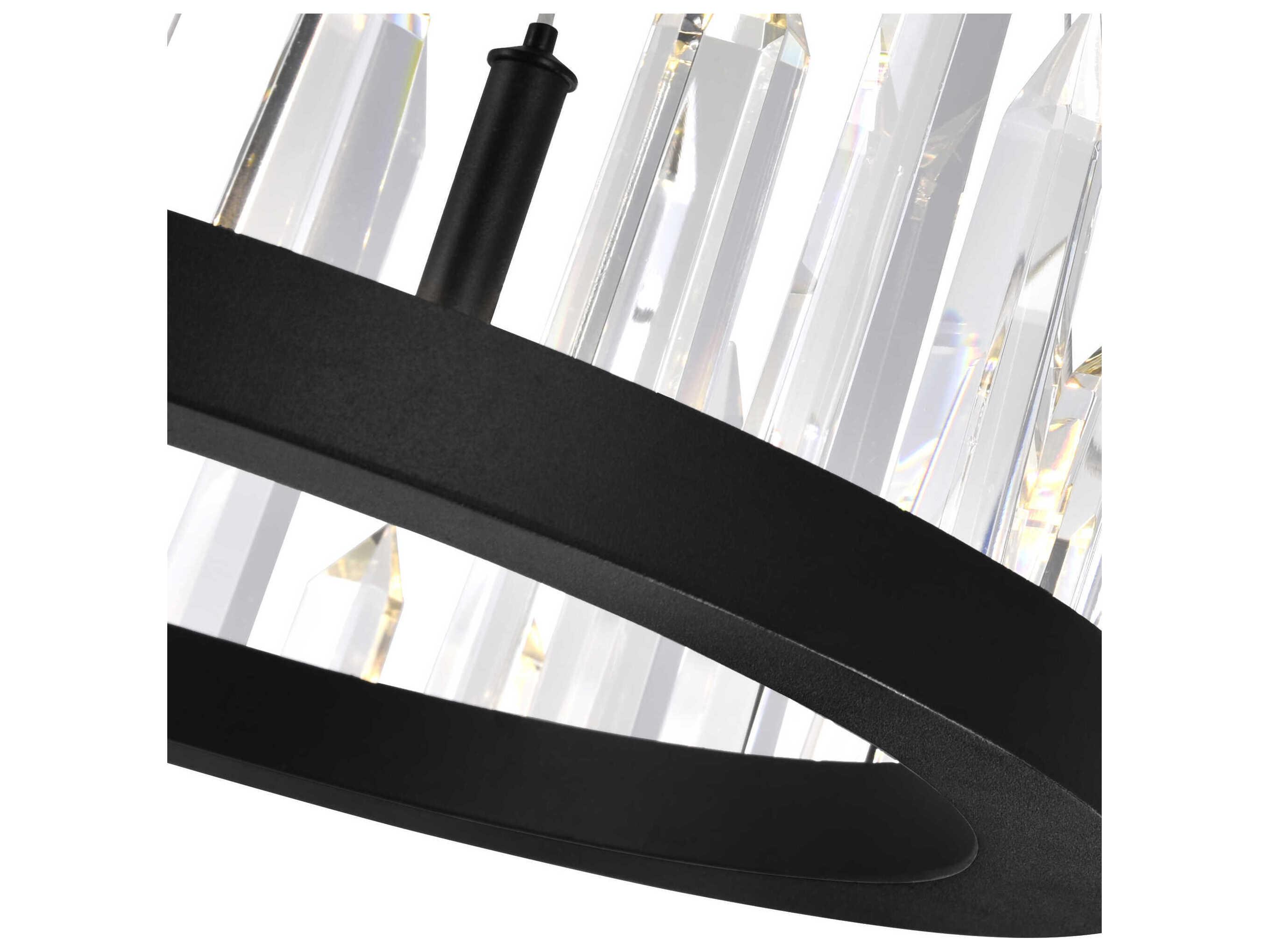 CWI Lighting Juliette Black Round Pendant