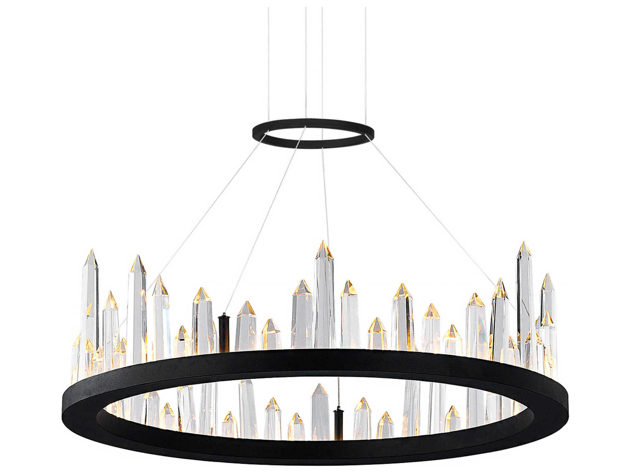 CWI Lighting Juliette Black Round Pendant